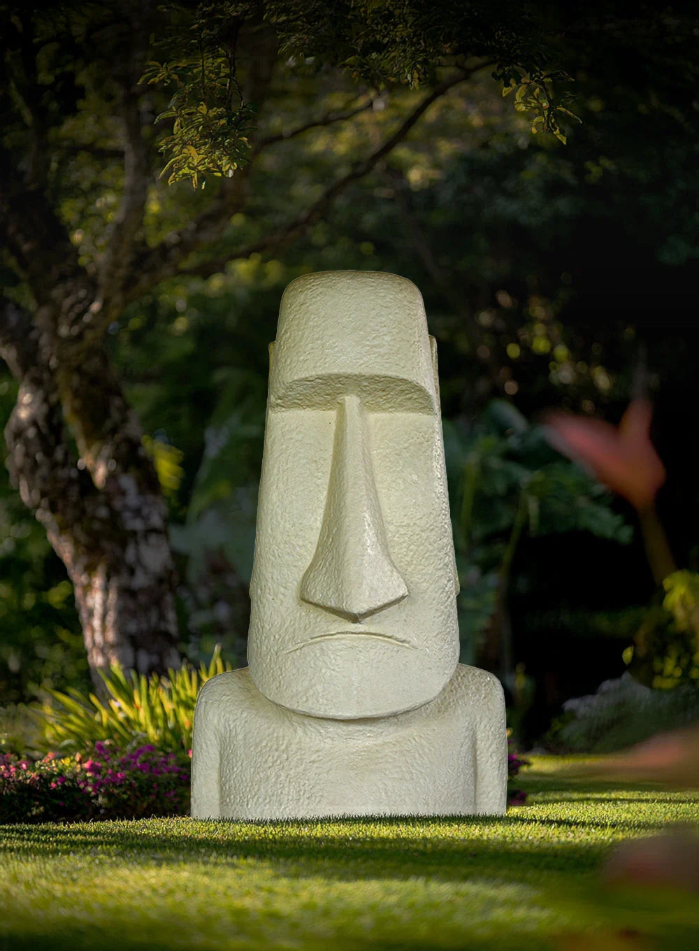 Déco Statues Moai De L'Île De Pâques – Lot De 3 Résines – Art In The City