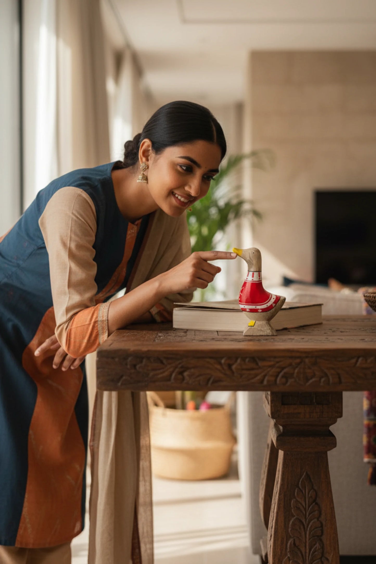 Whimsy Ducky - Red/White