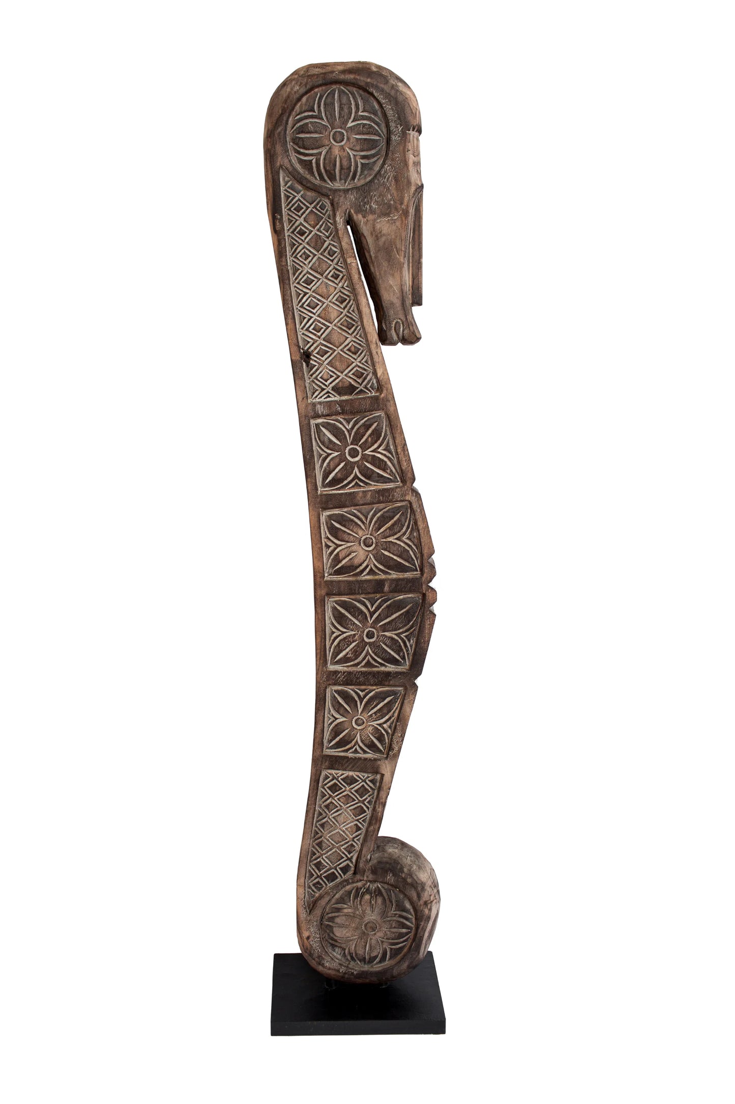 Toraja King’s Symbol of Luck - Seahorse Statue