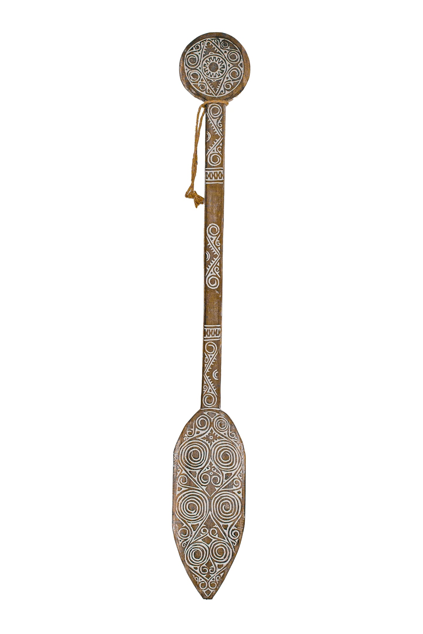 Timor Tribal Hand Carved Antique Oar - Style 4