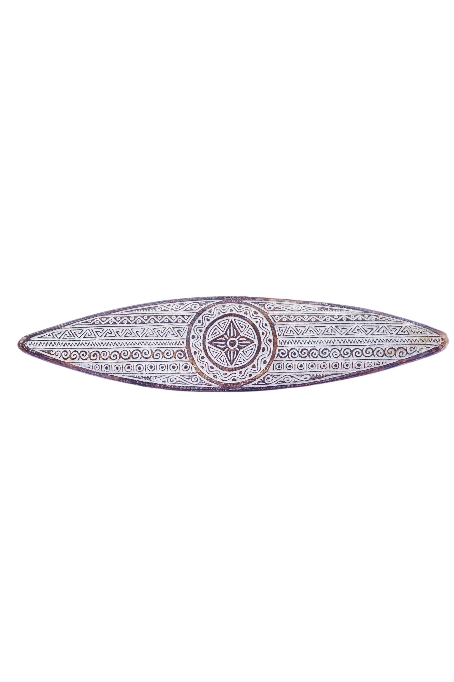 Tribal Carved Surfboard Wall Decor - Style 8