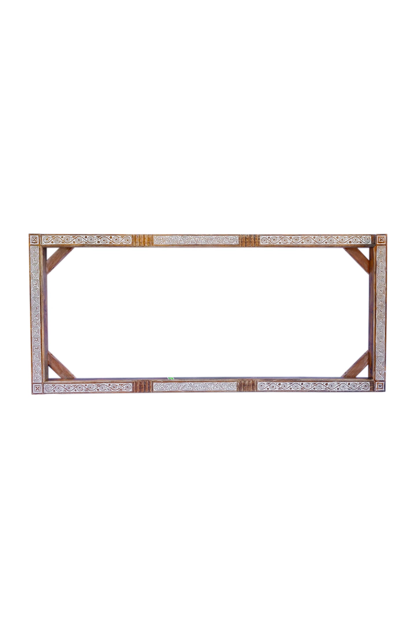 Tribal Hand Carved Wooden Mirror Frame Or Entrance Door Frame - Style 1