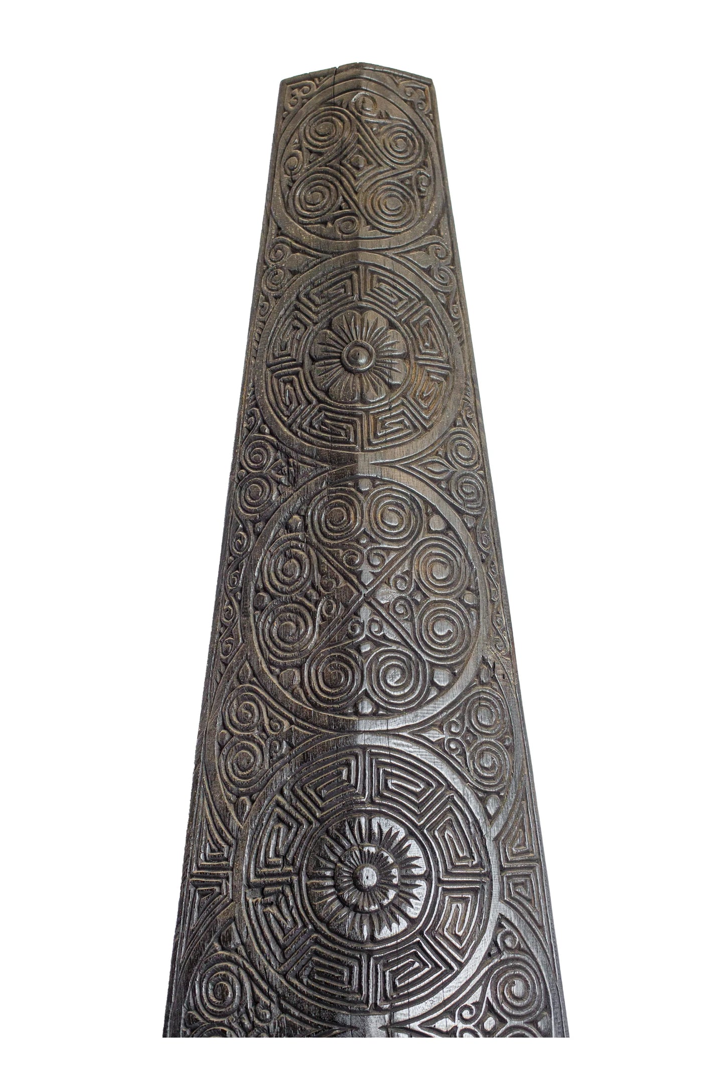 Intricate Carving Timor Warrior Mask - Extra Large