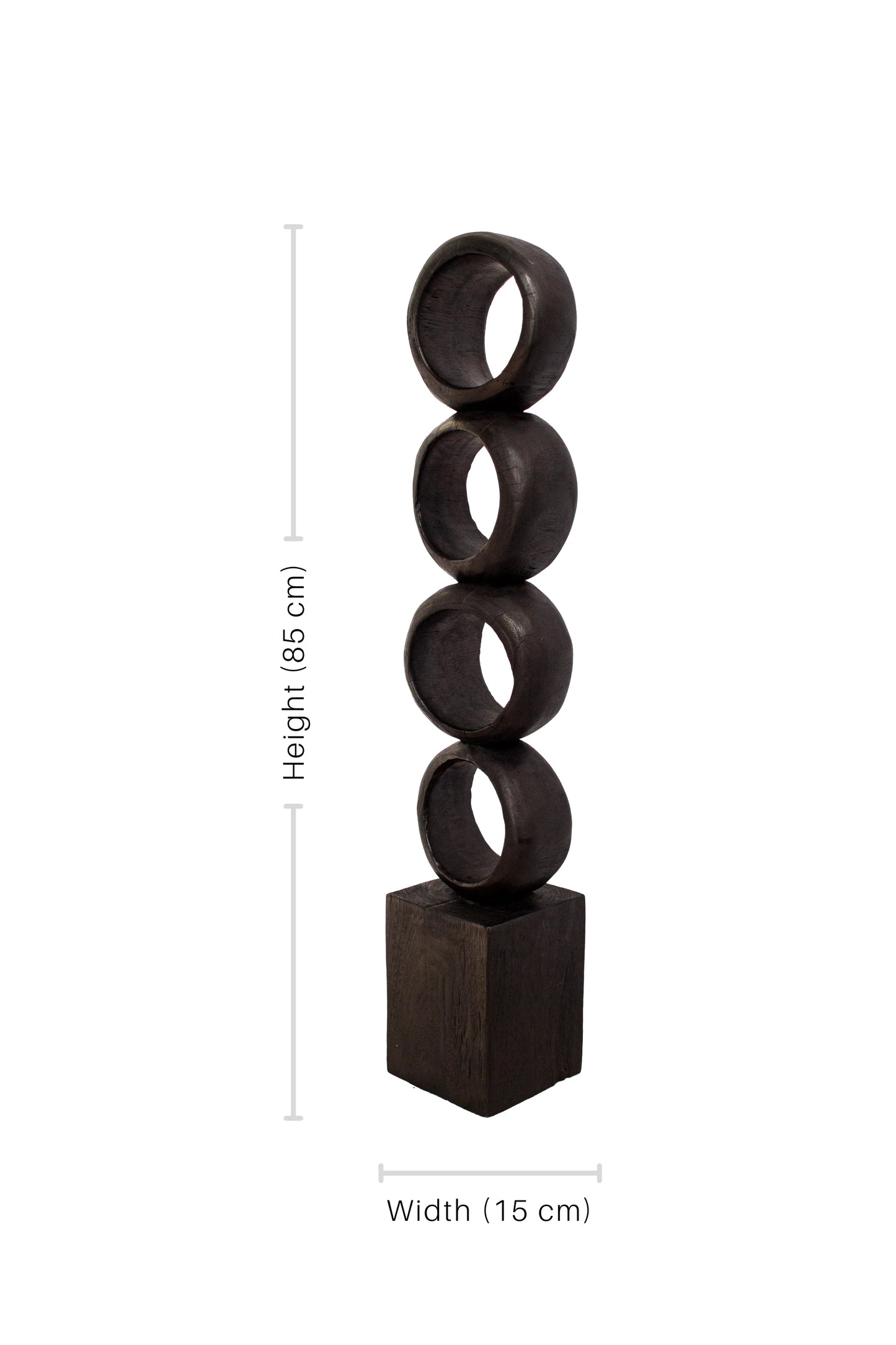 Rings of Positivity Timor Traditional Art Totem - Small