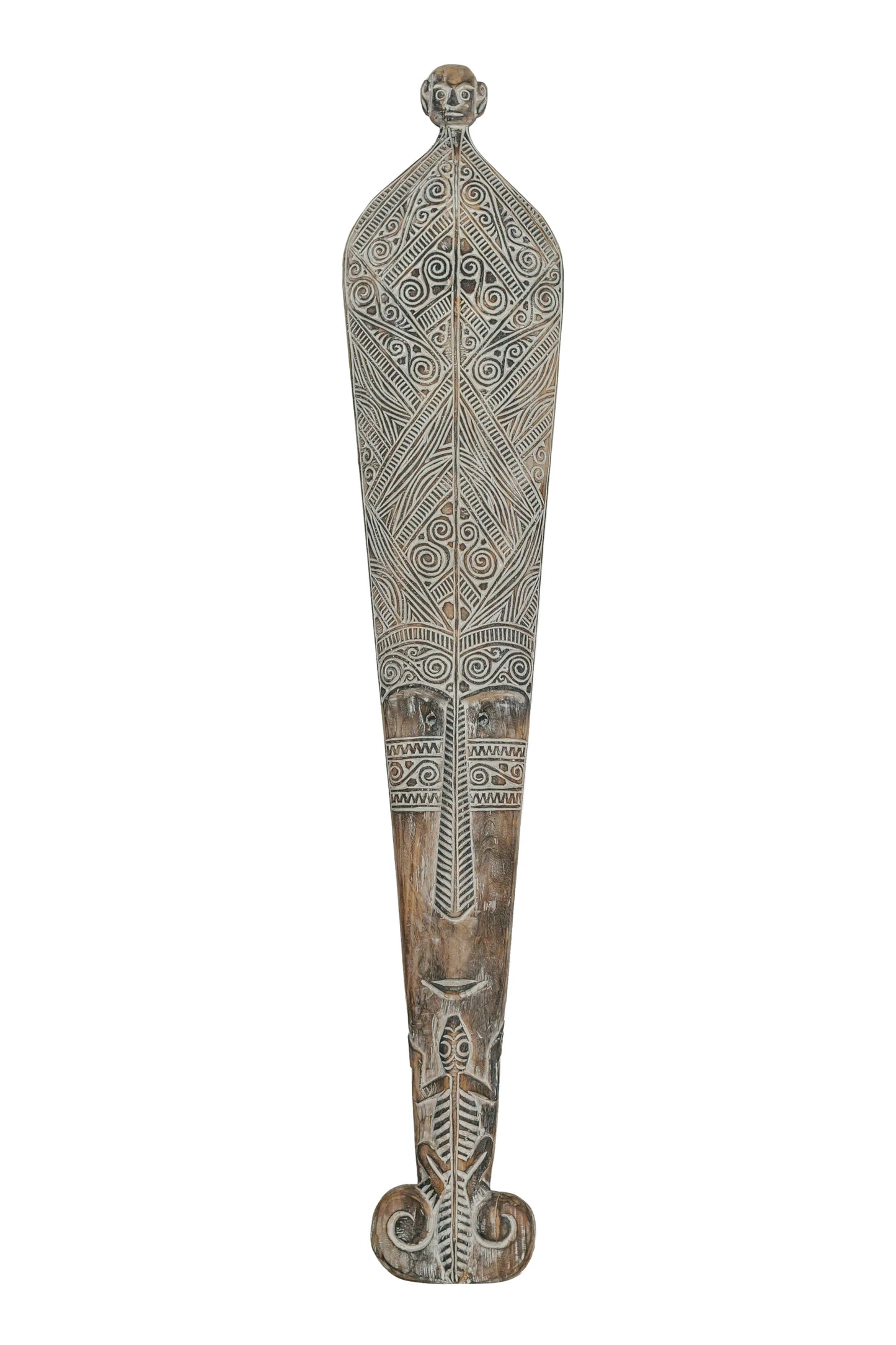 Toraja Queen's Courtier Hand Carved Mask