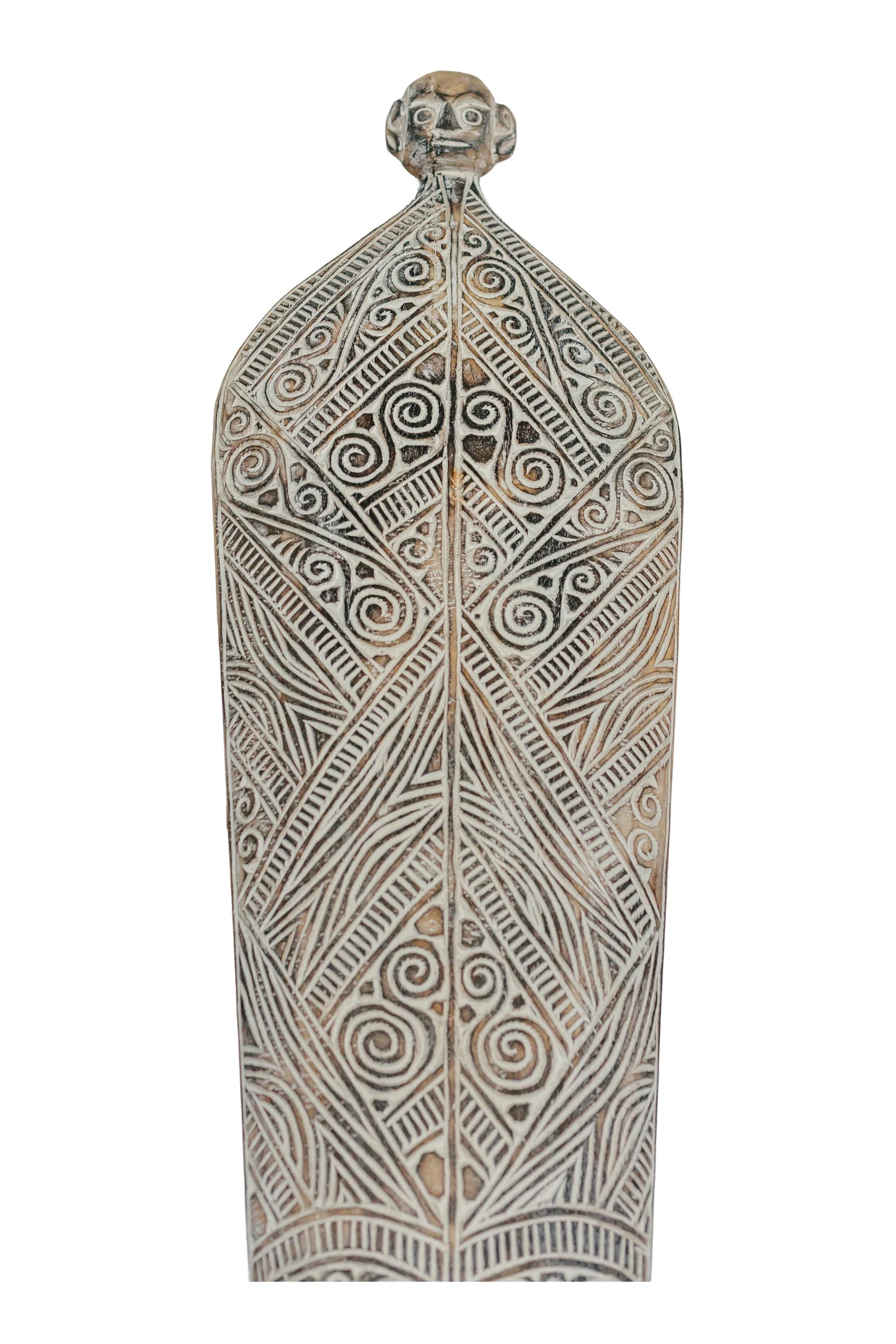 Toraja Queen's Courtier Hand Carved Mask