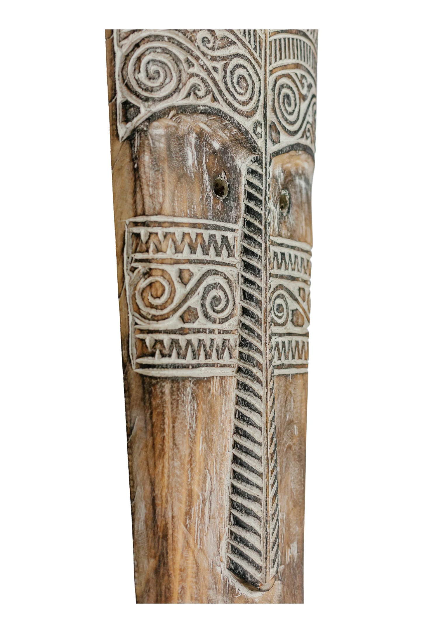 Toraja Queen's Courtier Hand Carved Mask