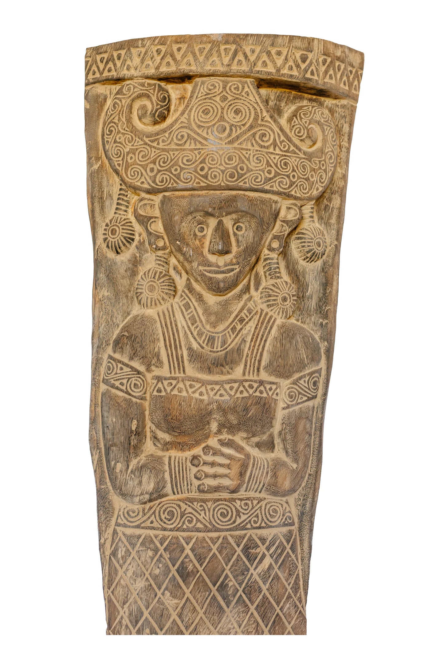 Tribal Madurese Carved Panel – Style 04