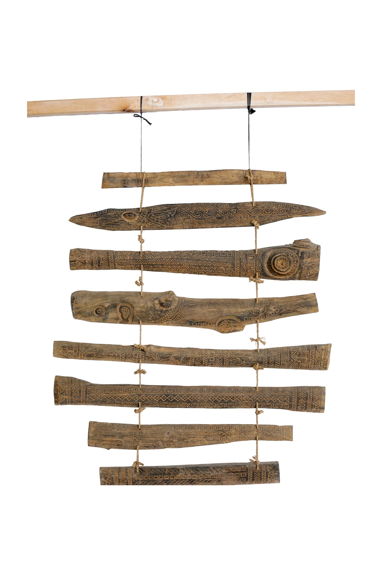 Tribal Madurese Carved Panel Set – Style 07