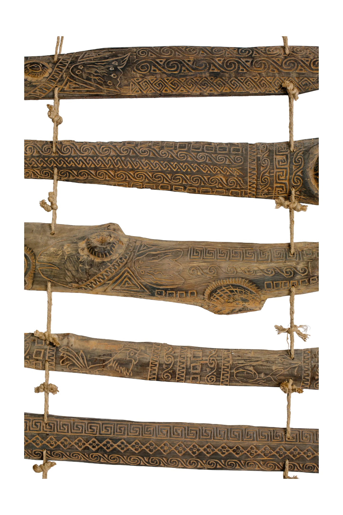 Tribal Madurese Carved Panel Set – Style 07