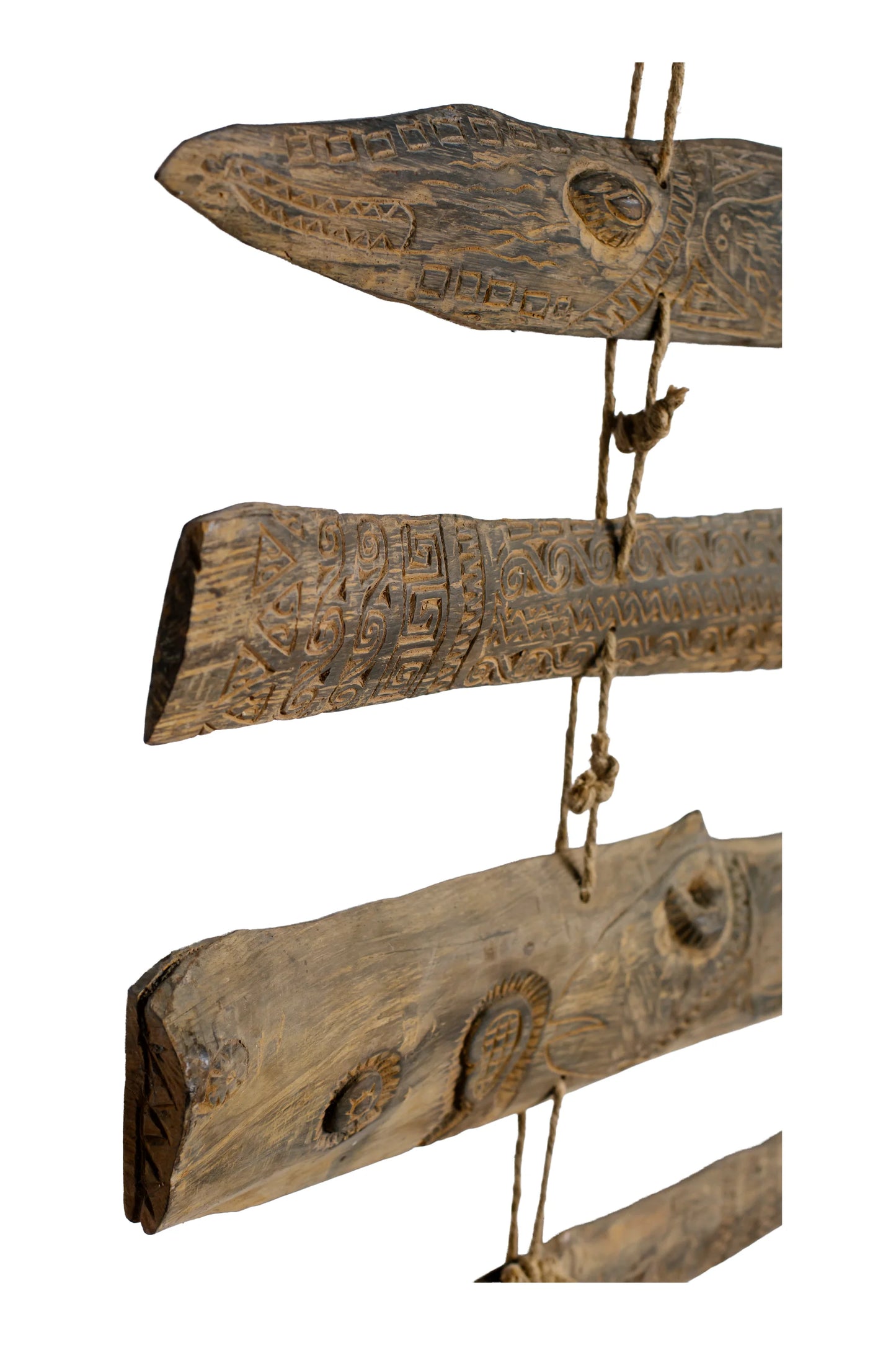 Tribal Madurese Carved Panel Set – Style 07