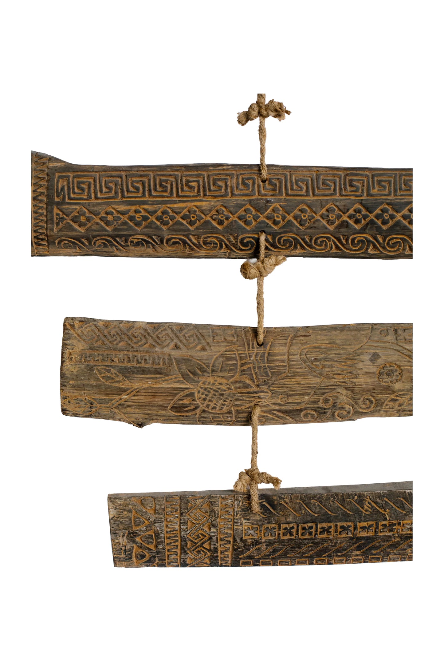 Tribal Madurese Carved Panel Set – Style 07