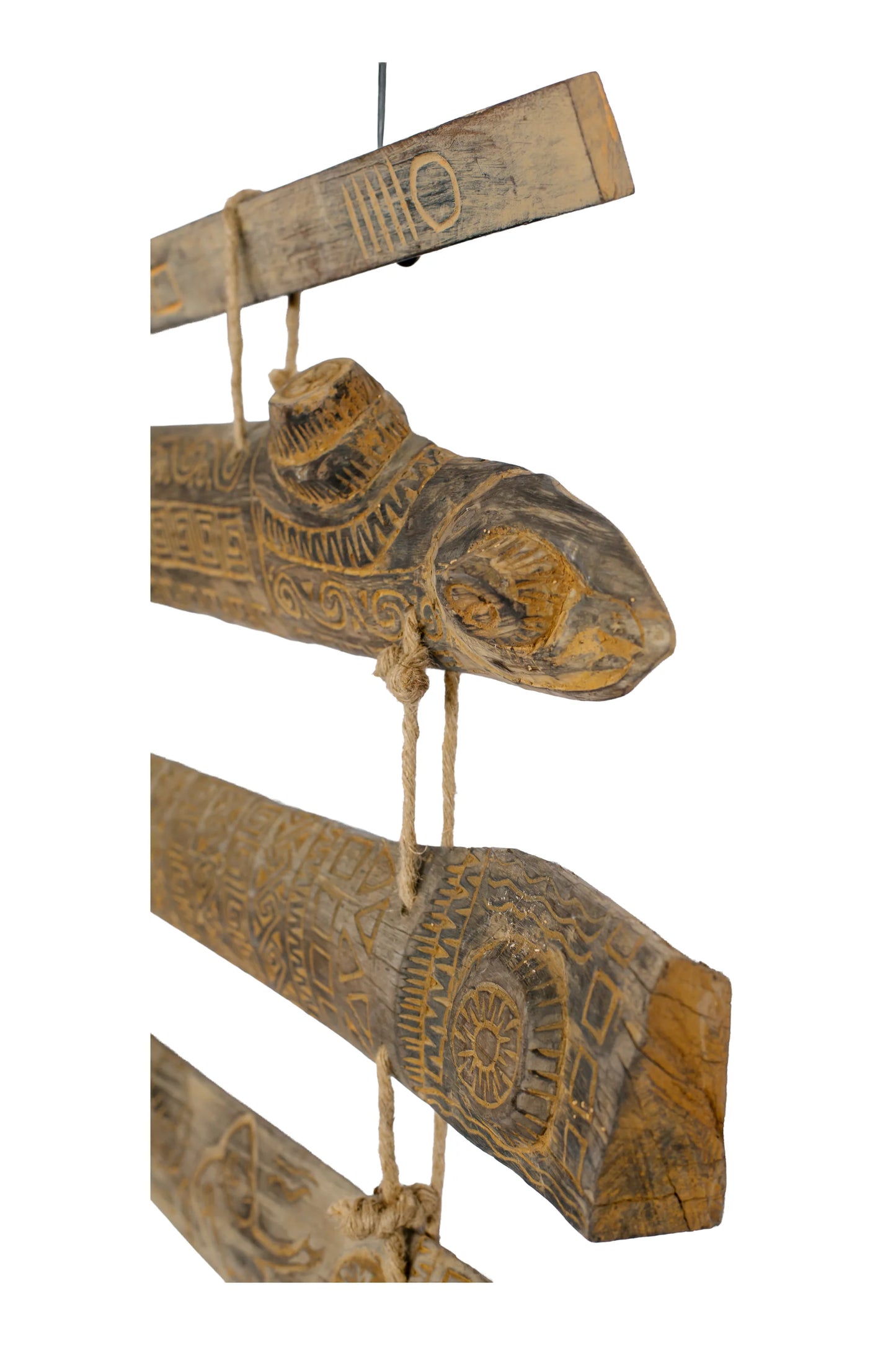Tribal Madurese Carved Panel Set – Style 09