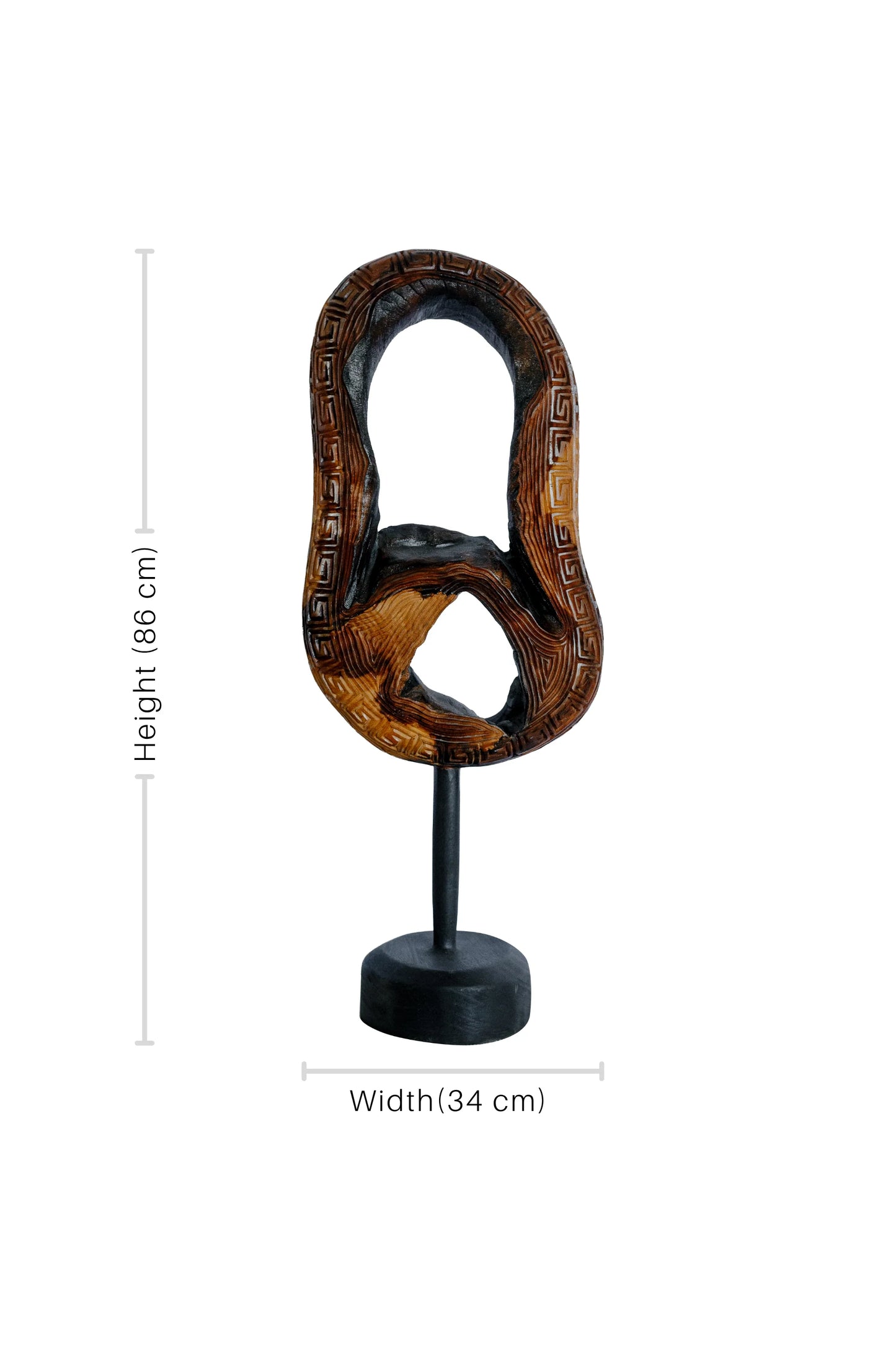 Antique Teak Root Decor with Stand