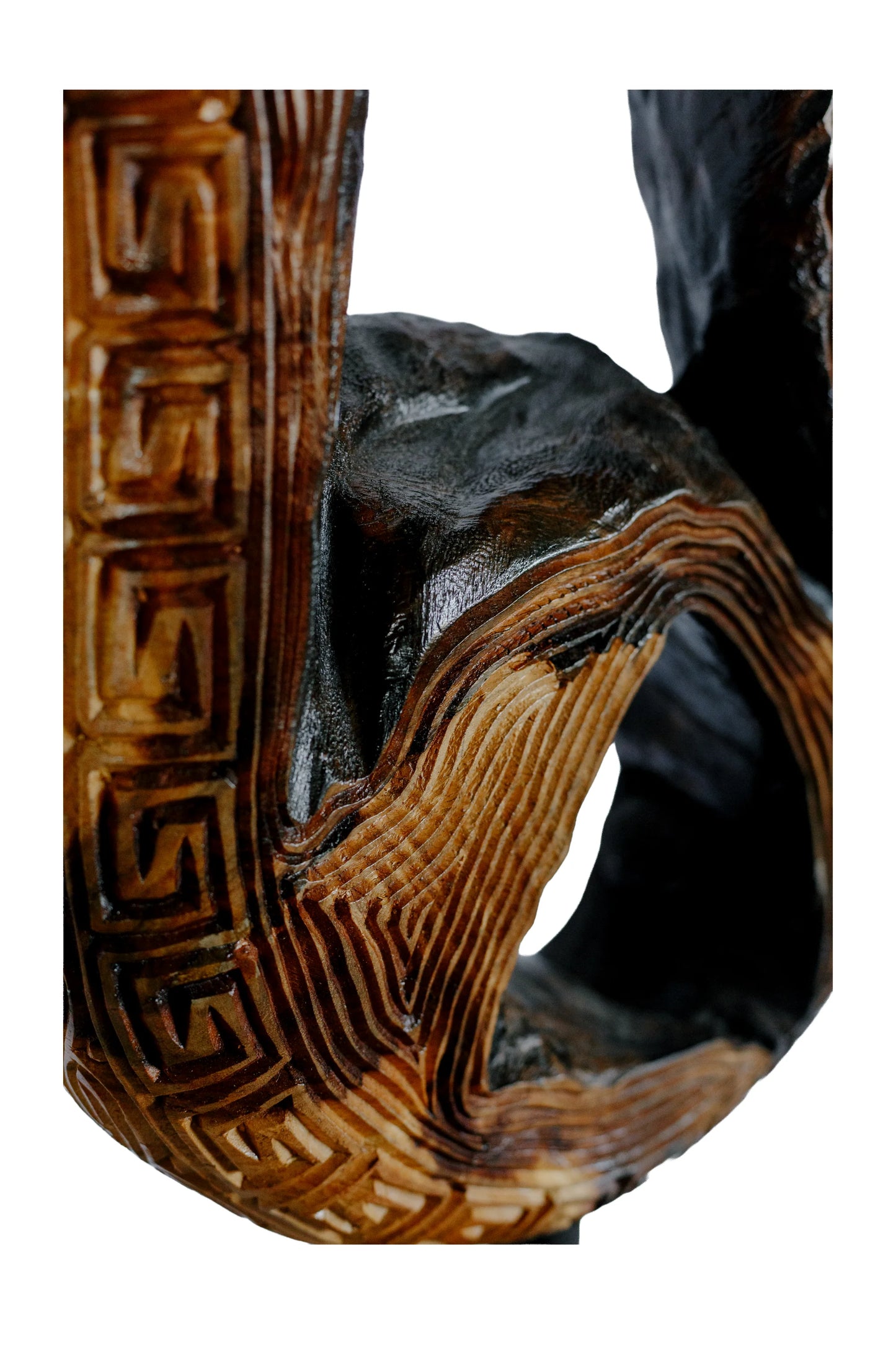 Antique Teak Root Decor with Stand