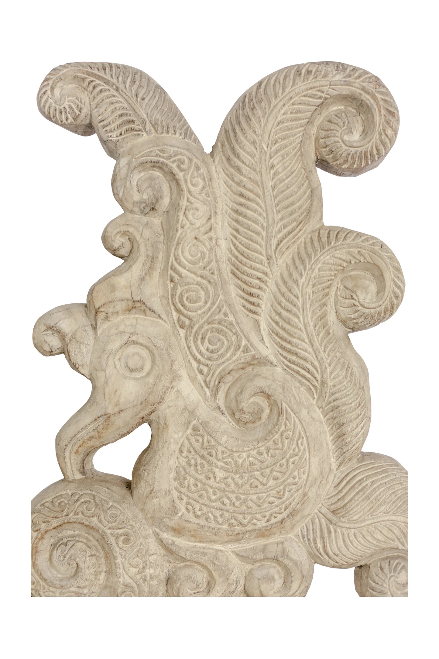 Hand Carved Wooden Chicken Mural