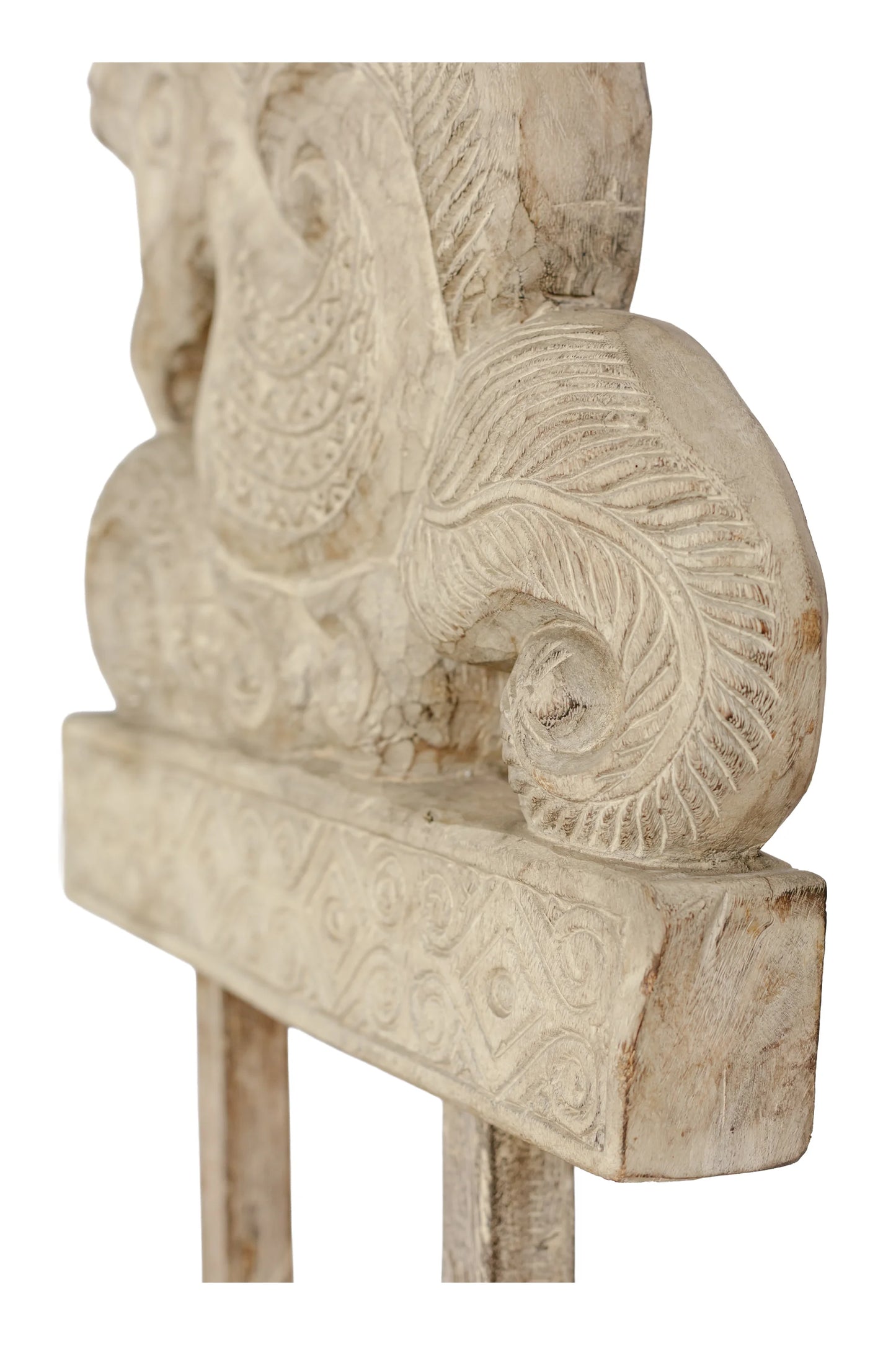 Hand Carved Wooden Chicken Mural