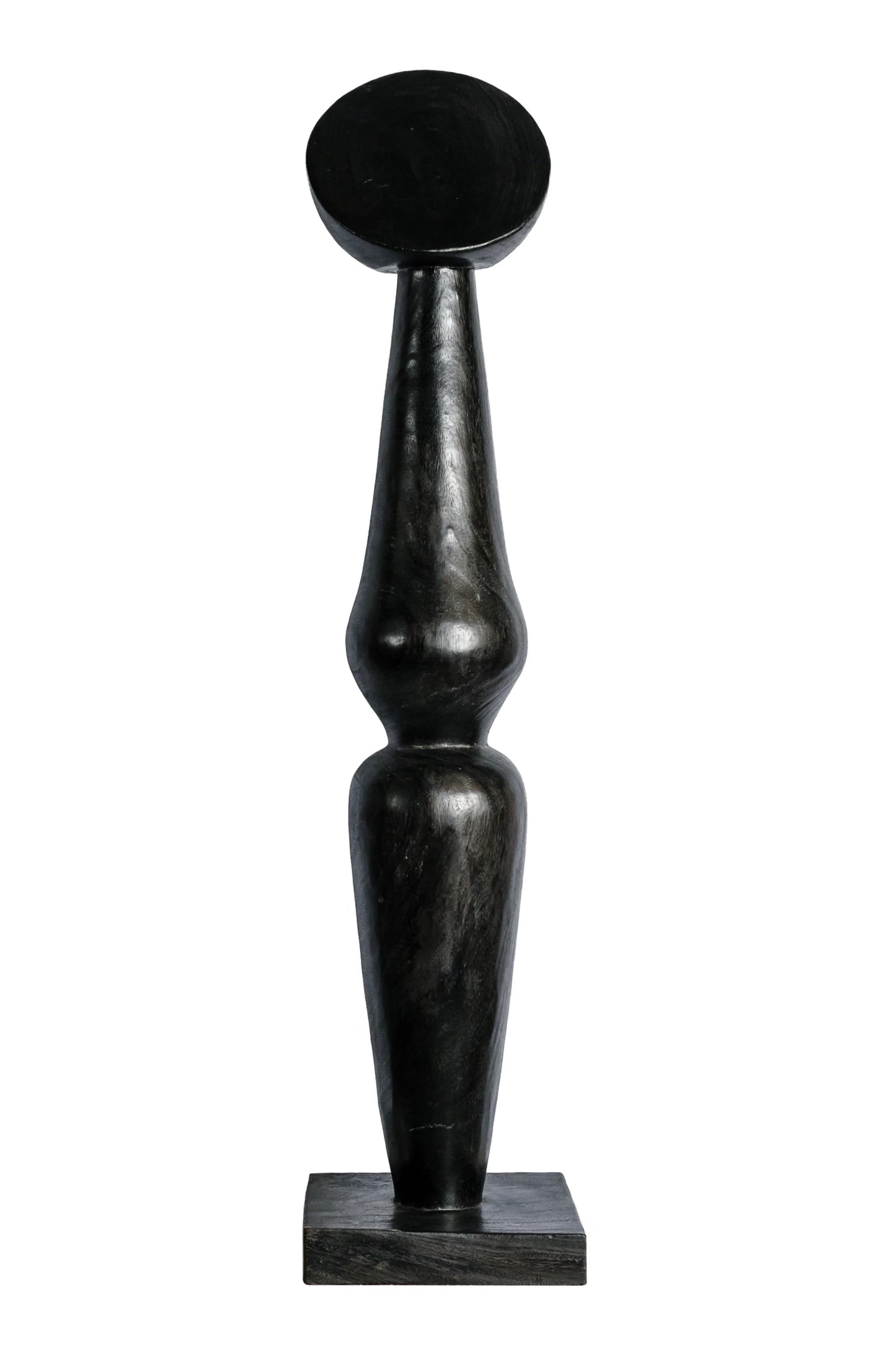 Small Curvy Totem Burnt Black – Style 01
