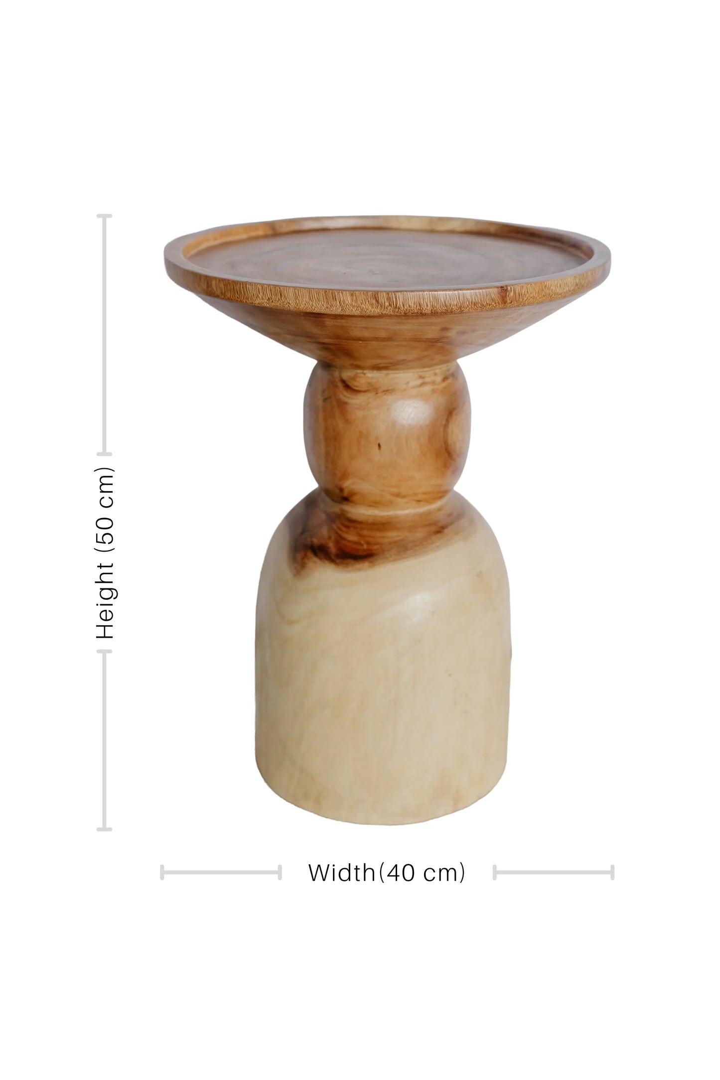 Wooden hand carved tea table - style 08