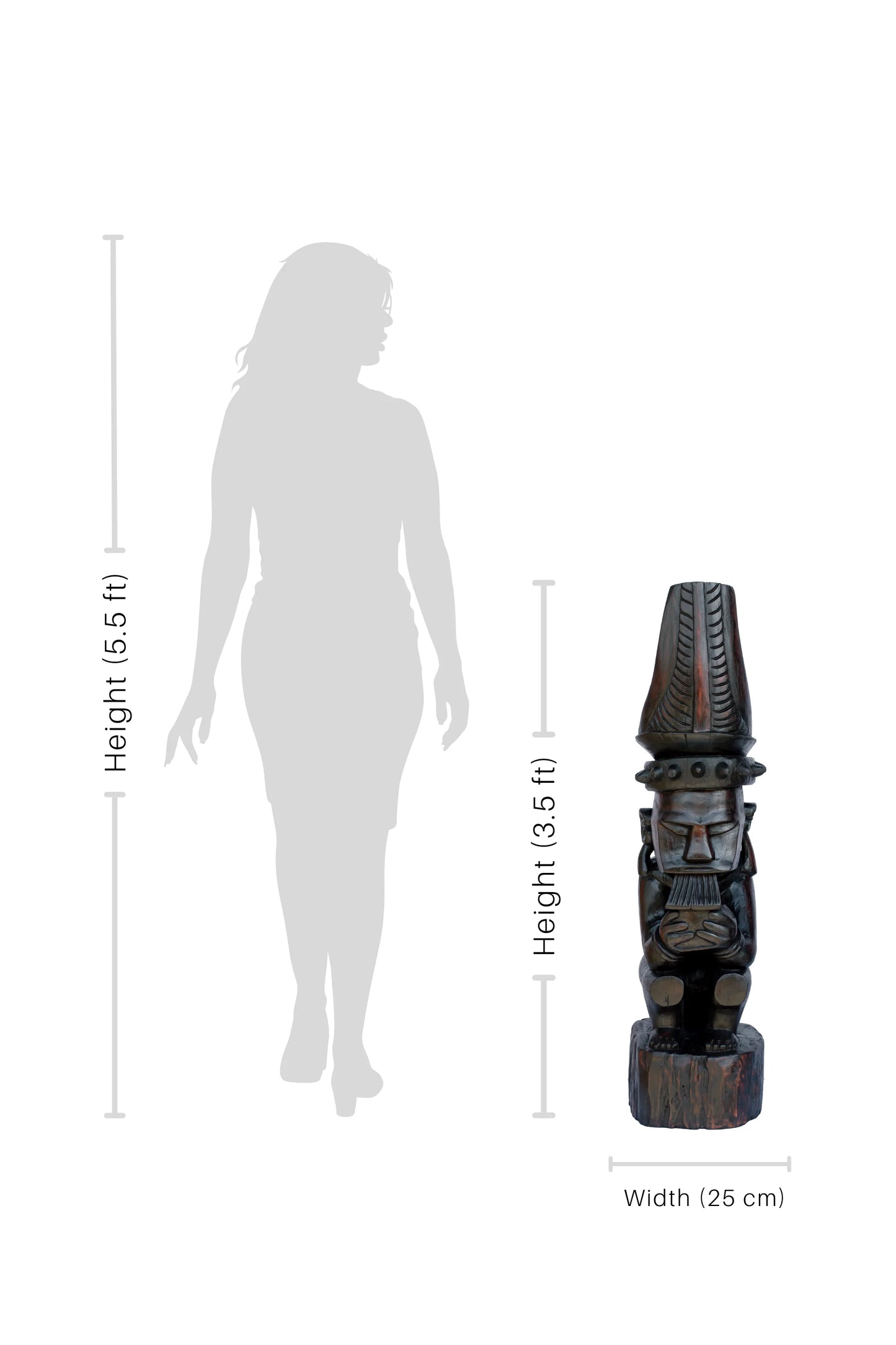 Nias Province Prince & Princess Statue