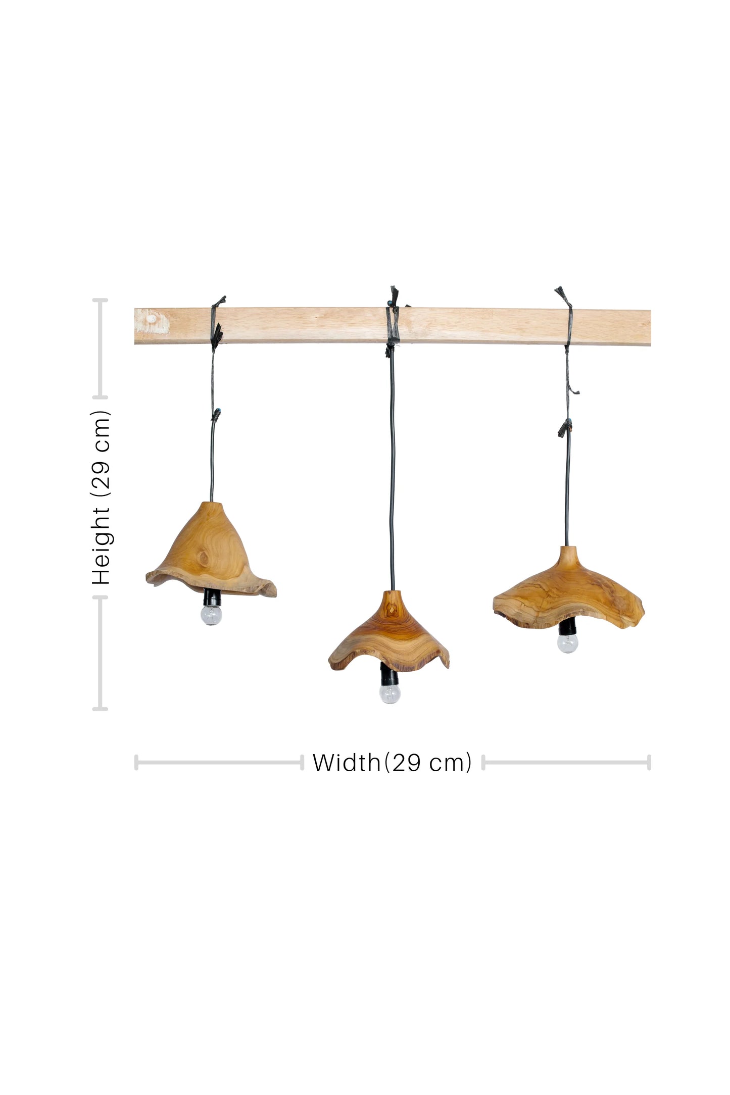 Natural Teak Root Wooden Lampshade