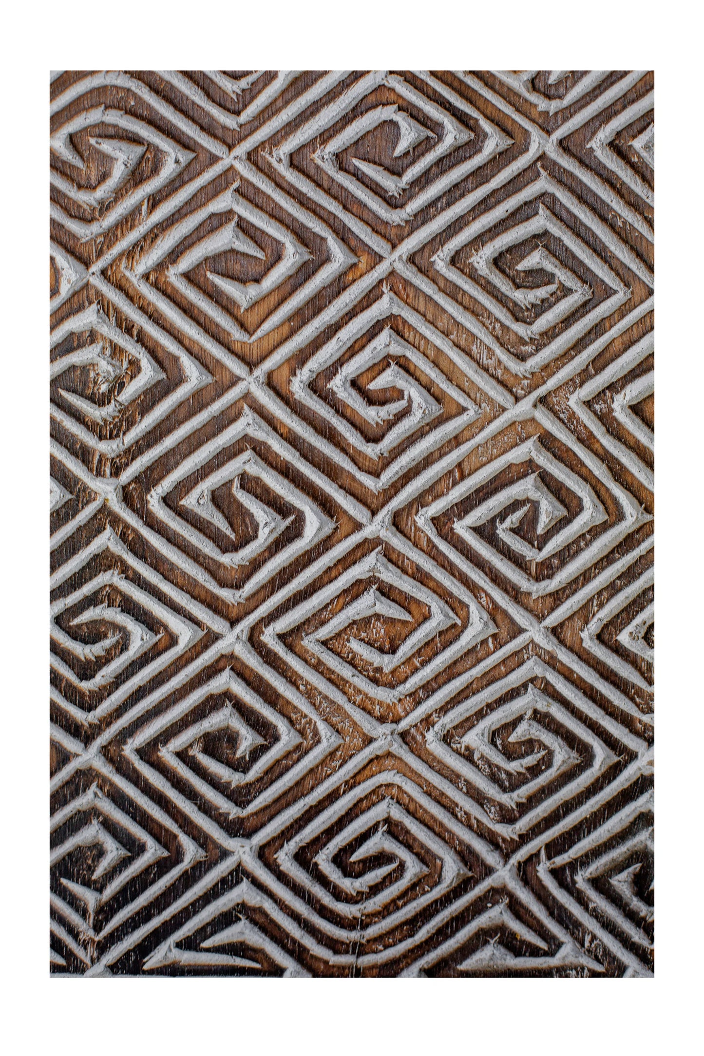 Tribal Madurese Carved King Panel - Style 06