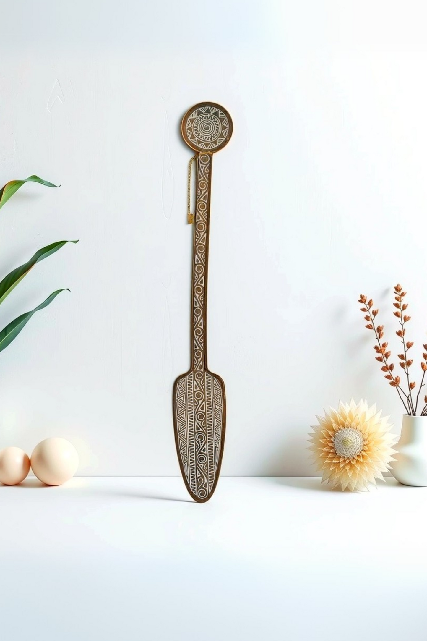 Timor Tribal Hand Carved Antique Oar - Style 3