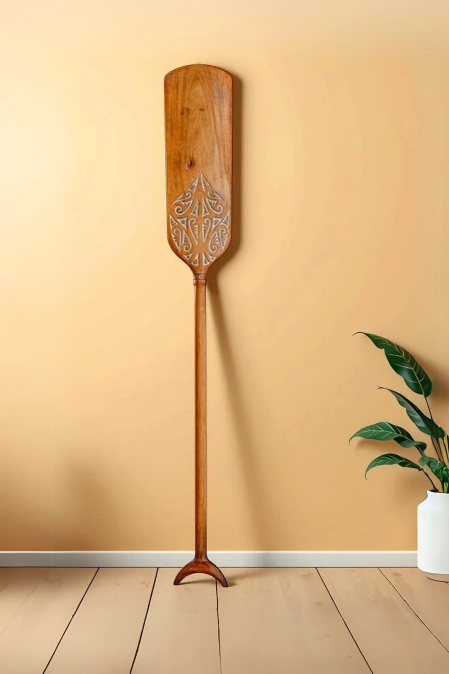Timor Tribal Hand Carved Antique Oar - Style 10