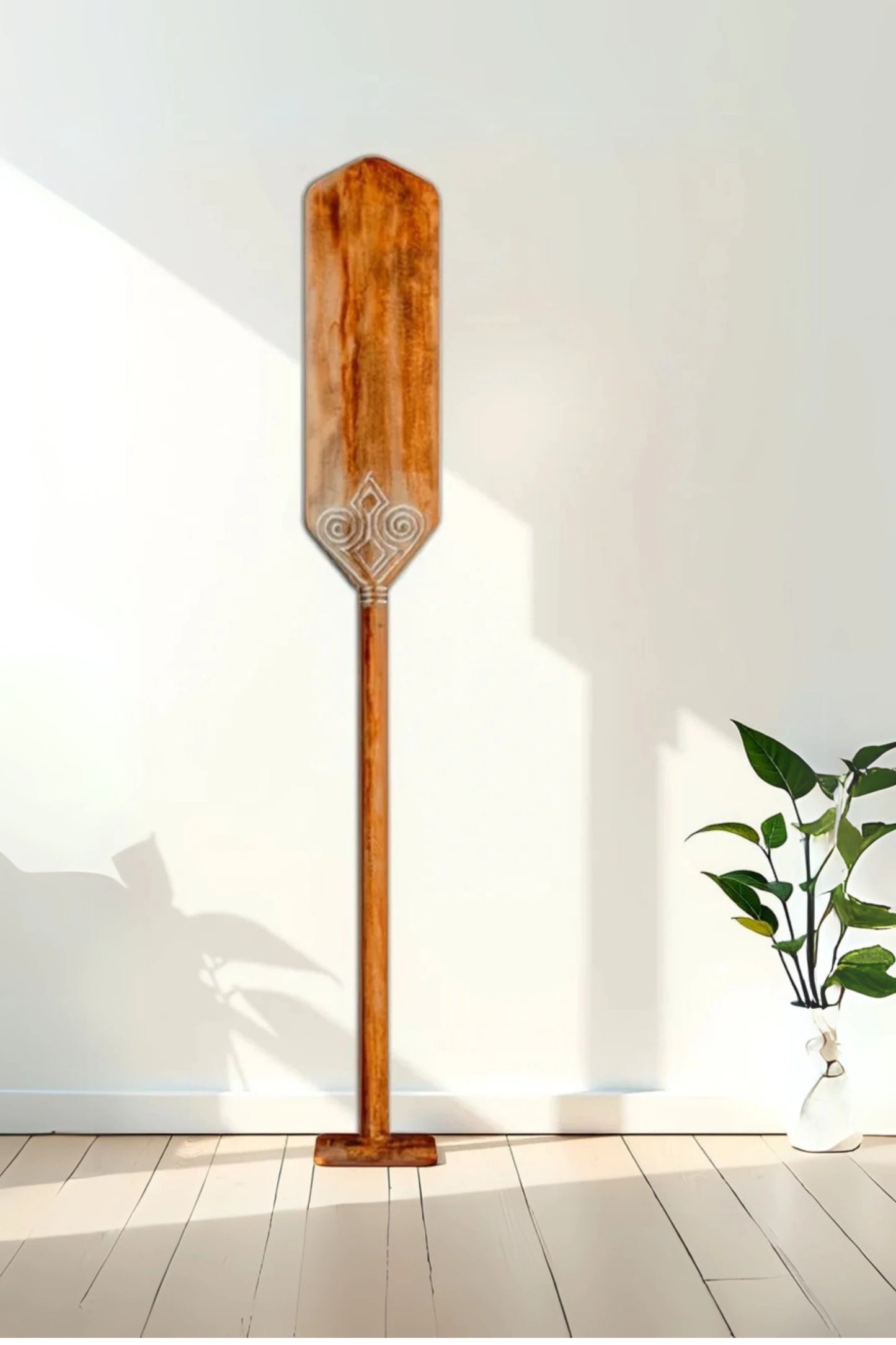 Timor Tribal Hand Carved Antique Oar - Style 11
