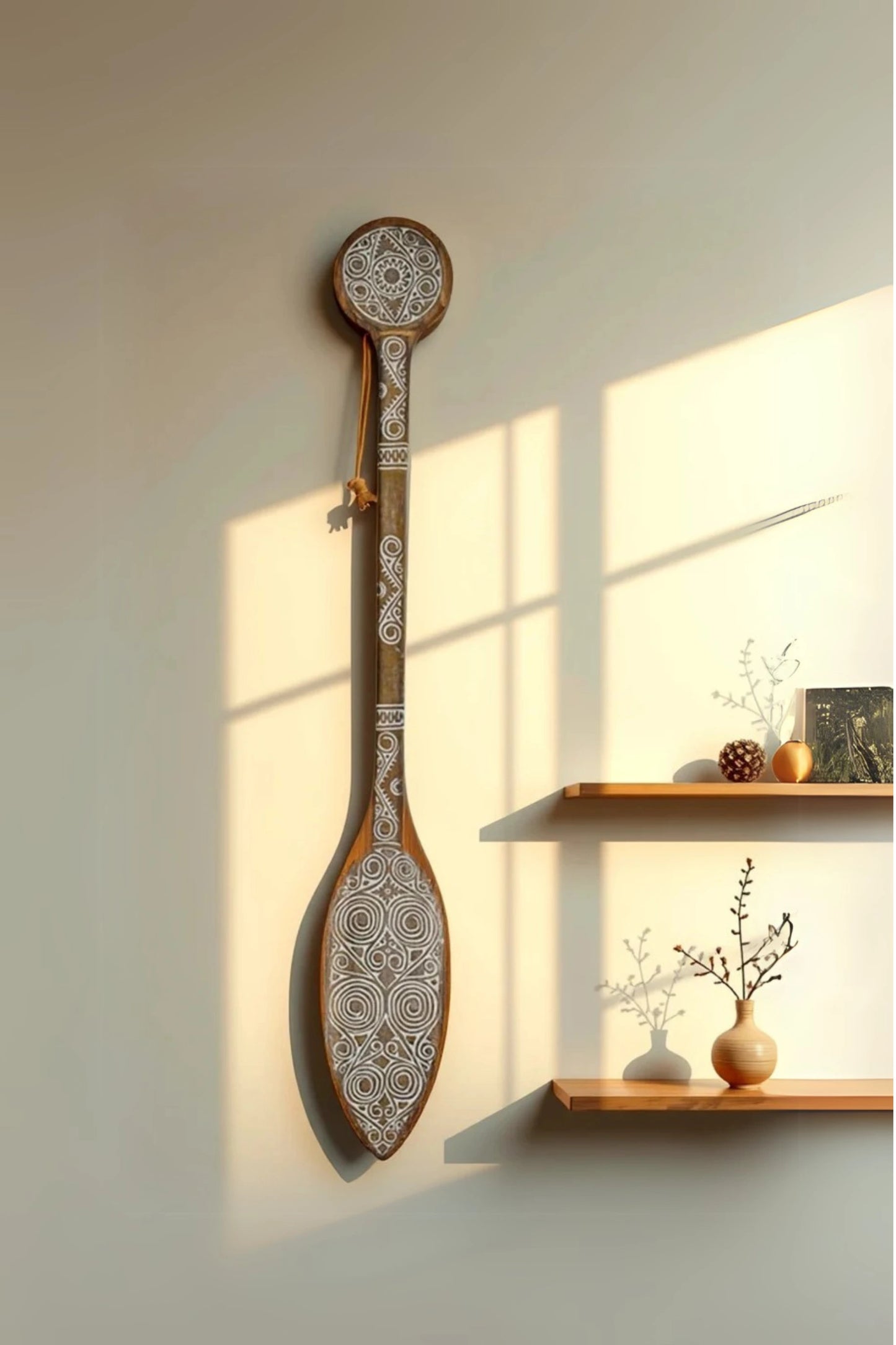 Timor Tribal Hand Carved Antique Oar - Style 4