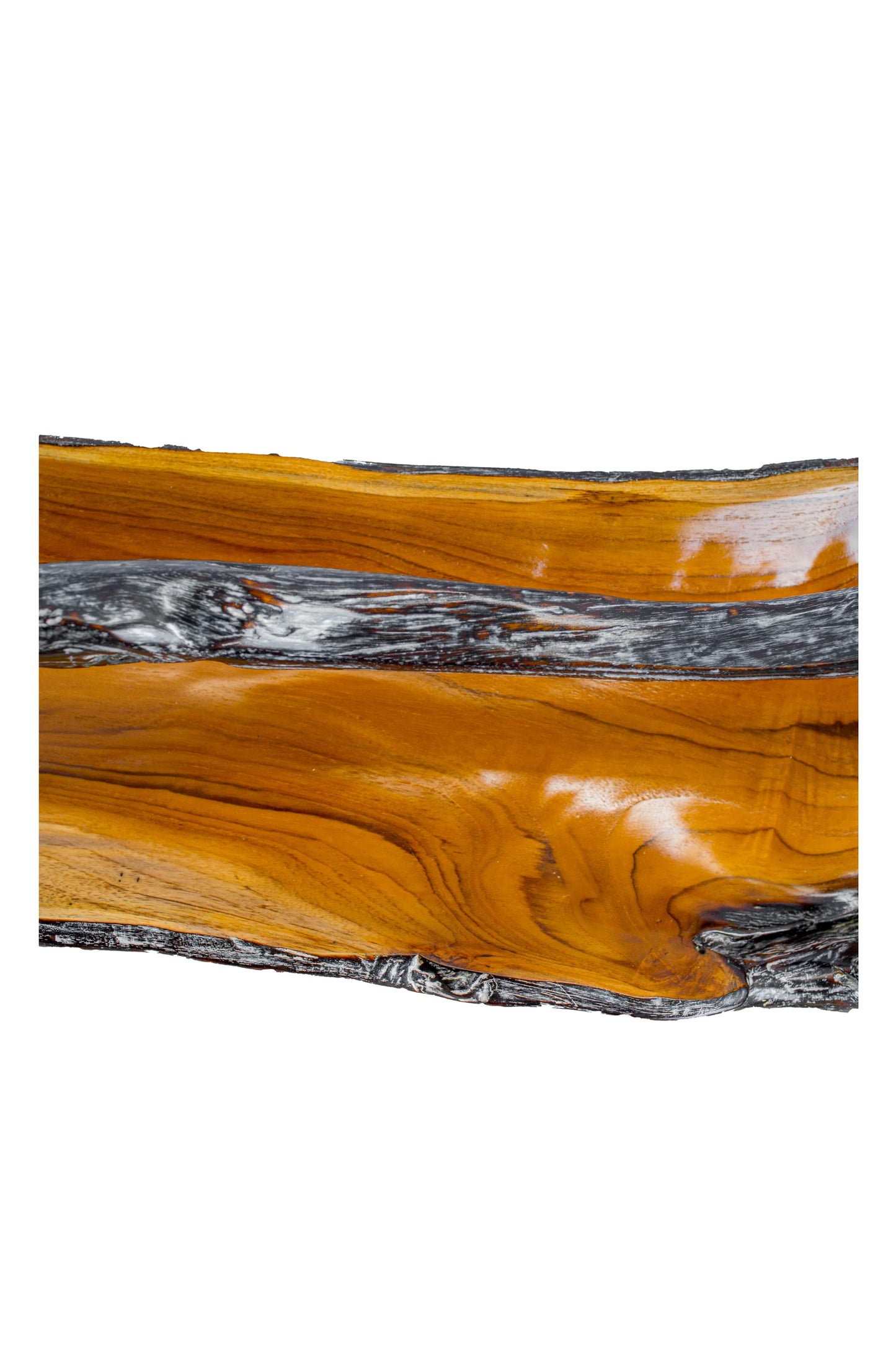 Teak Root Wooden Bowl with Handle - Style 04