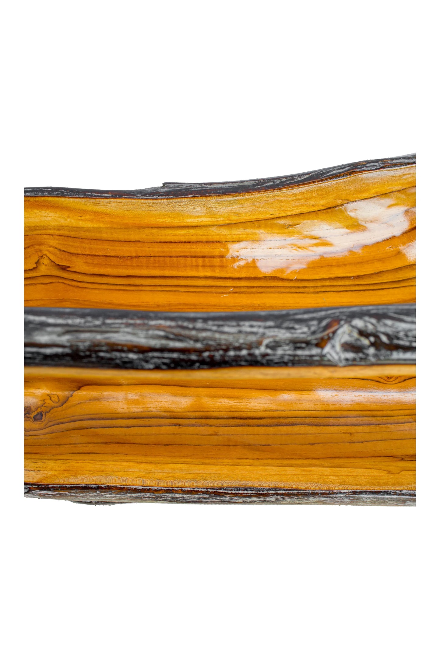 Teak Root Wooden Bowl with Handle - Style 05