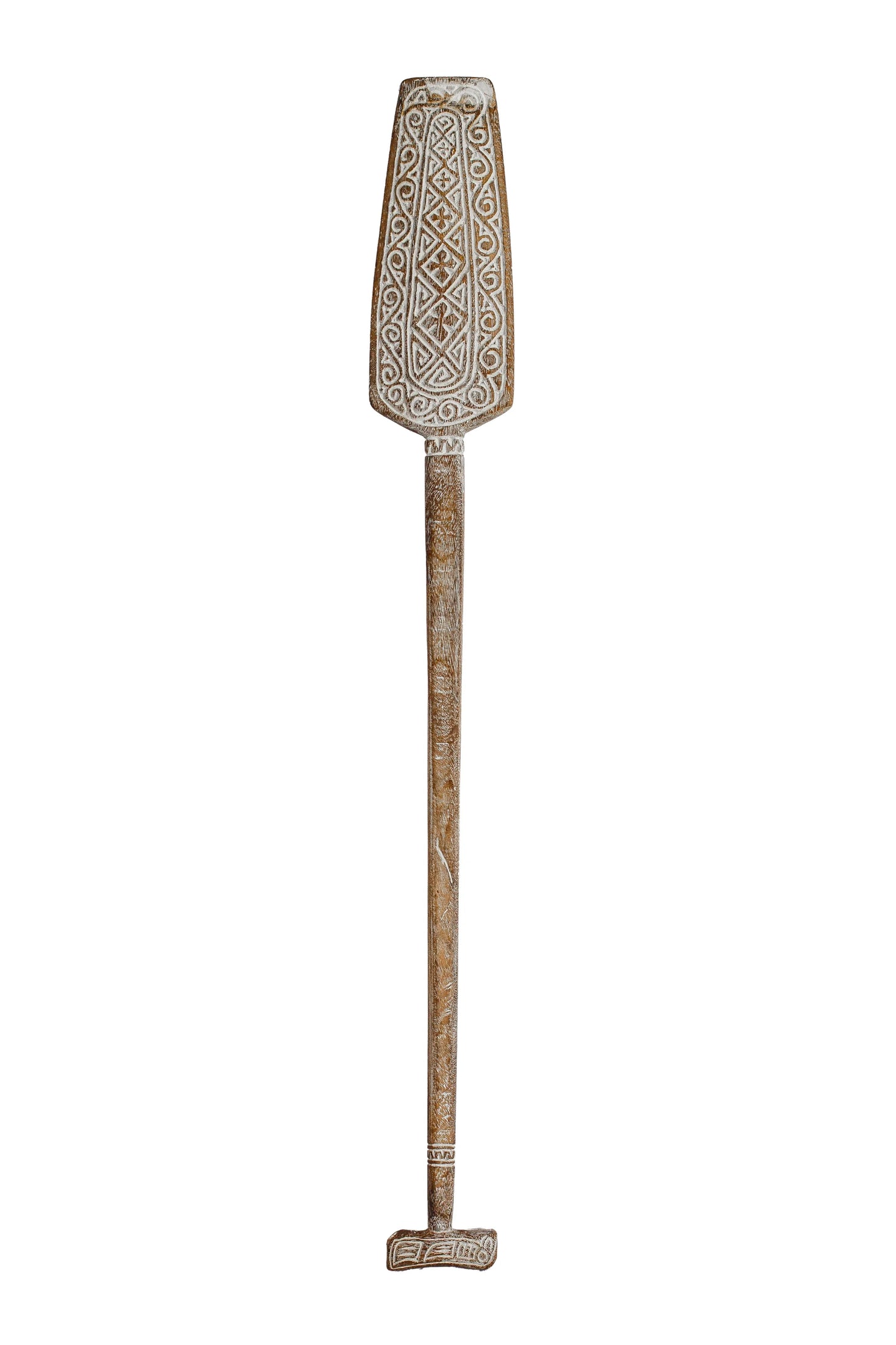 Timor Tribal Hand Carved Antique Oar - Style 12