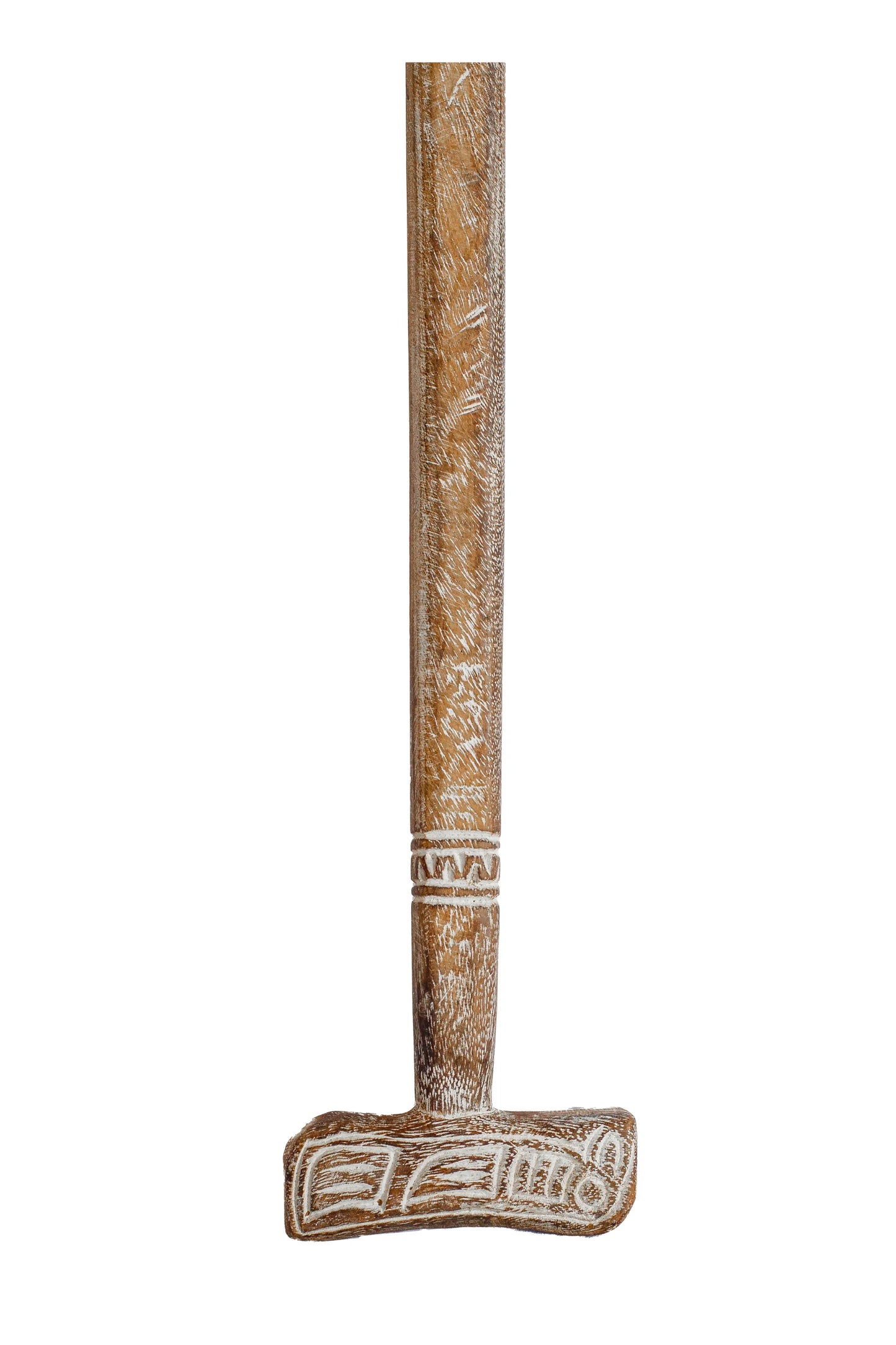 Timor Tribal Hand Carved Antique Oar - Style 12
