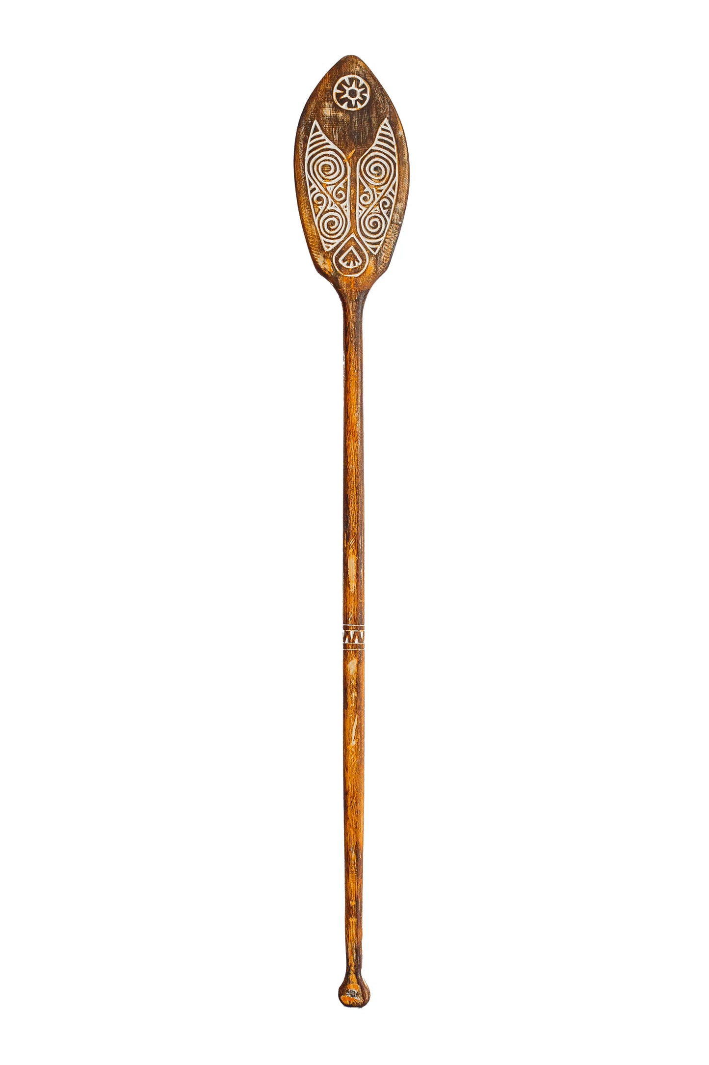 Timor Tribal Hand Carved Antique Oar - Style 13