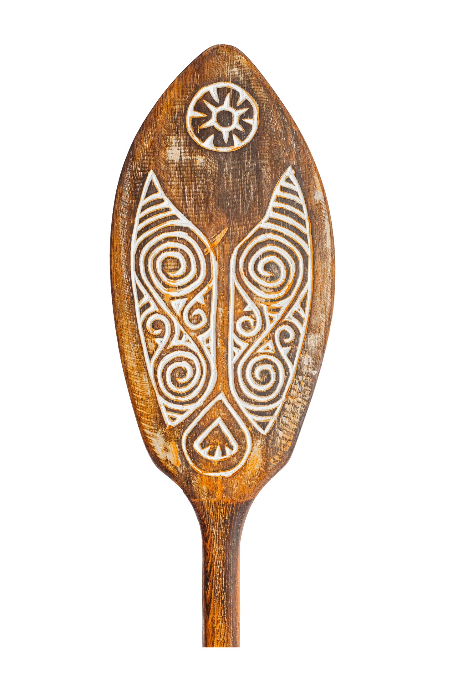 Timor Tribal Hand Carved Antique Oar - Style 13