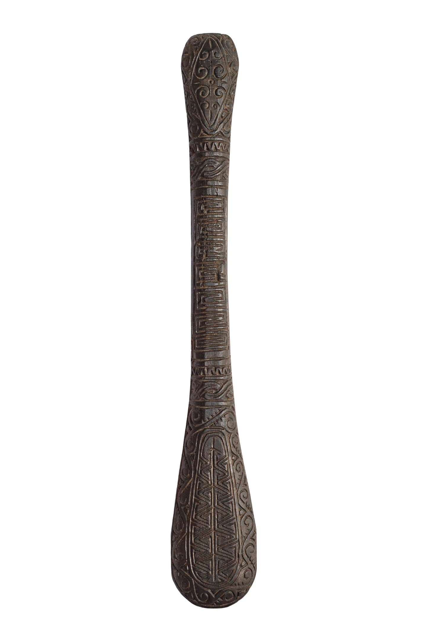 Timor Tribal Hand Carved Antique Wooden Club - Style 2