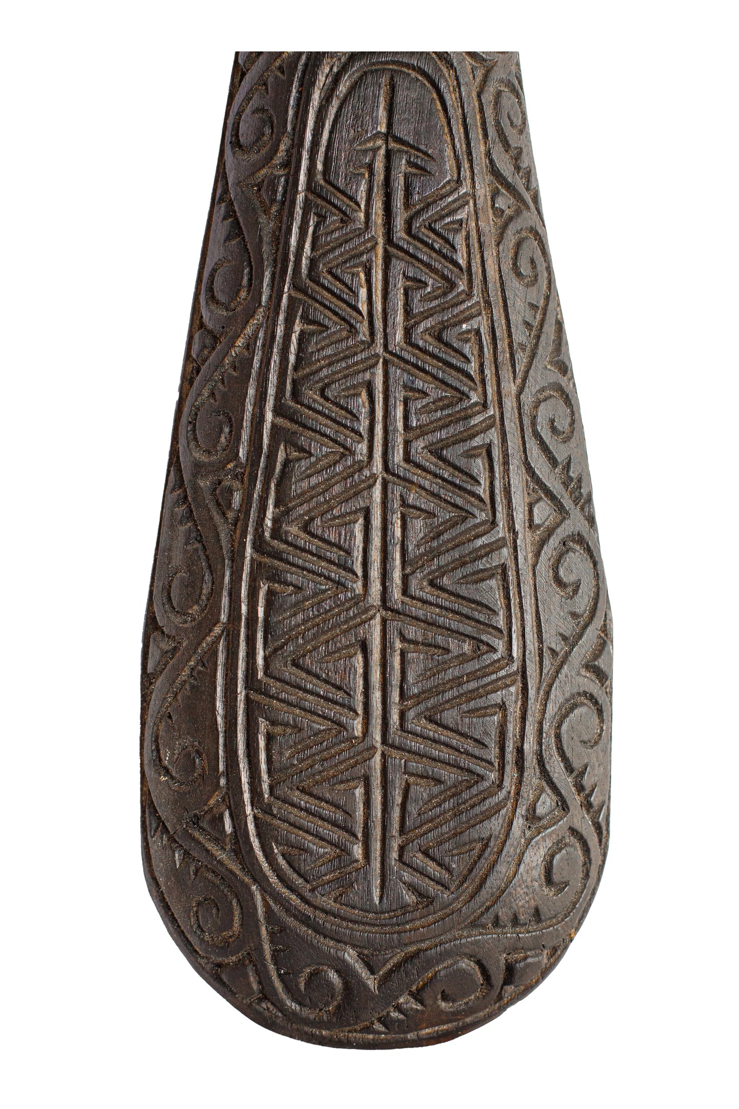 Timor Tribal Hand Carved Antique Wooden Club - Style 2
