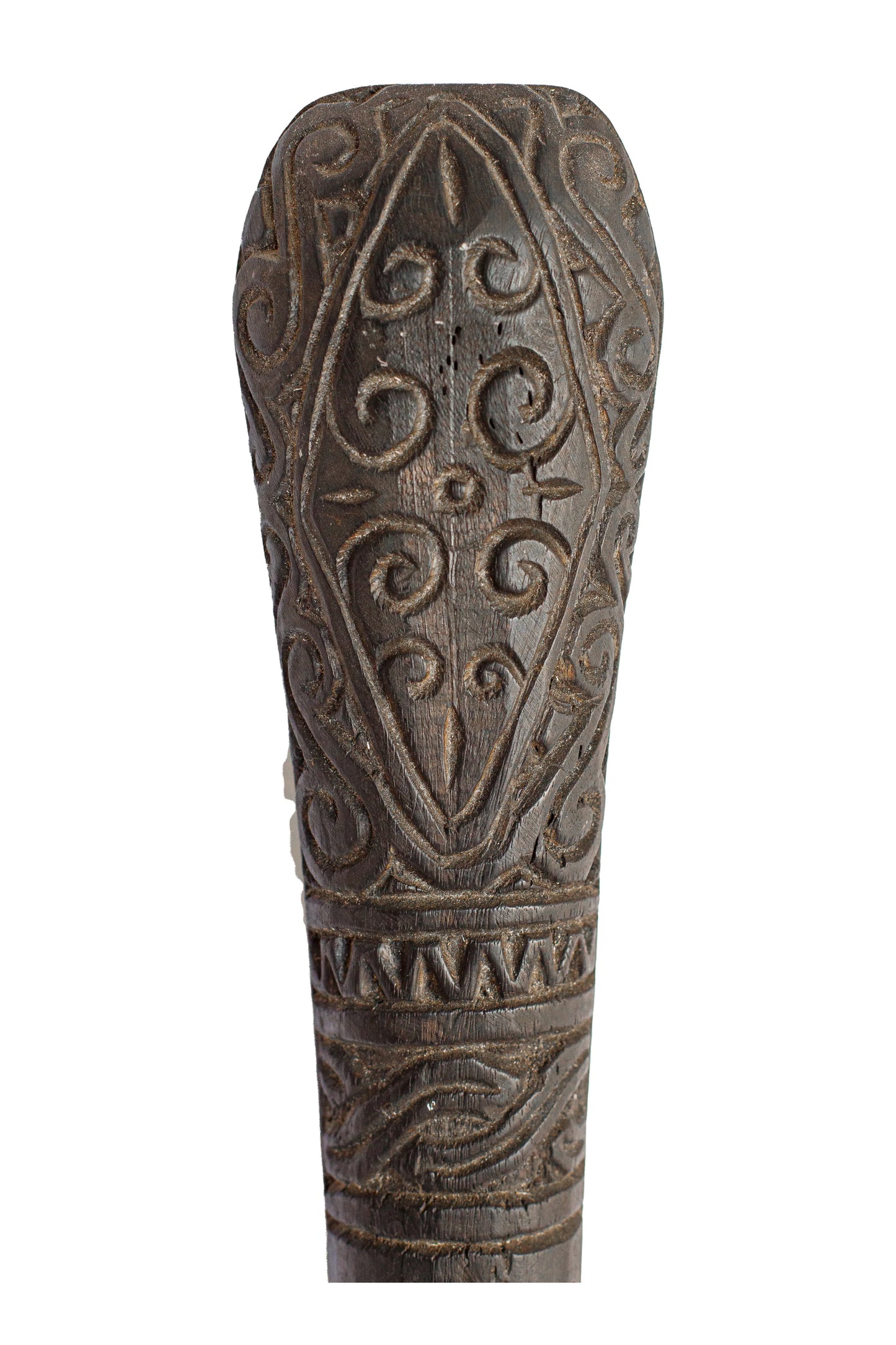 Timor Tribal Hand Carved Antique Wooden Club - Style 2