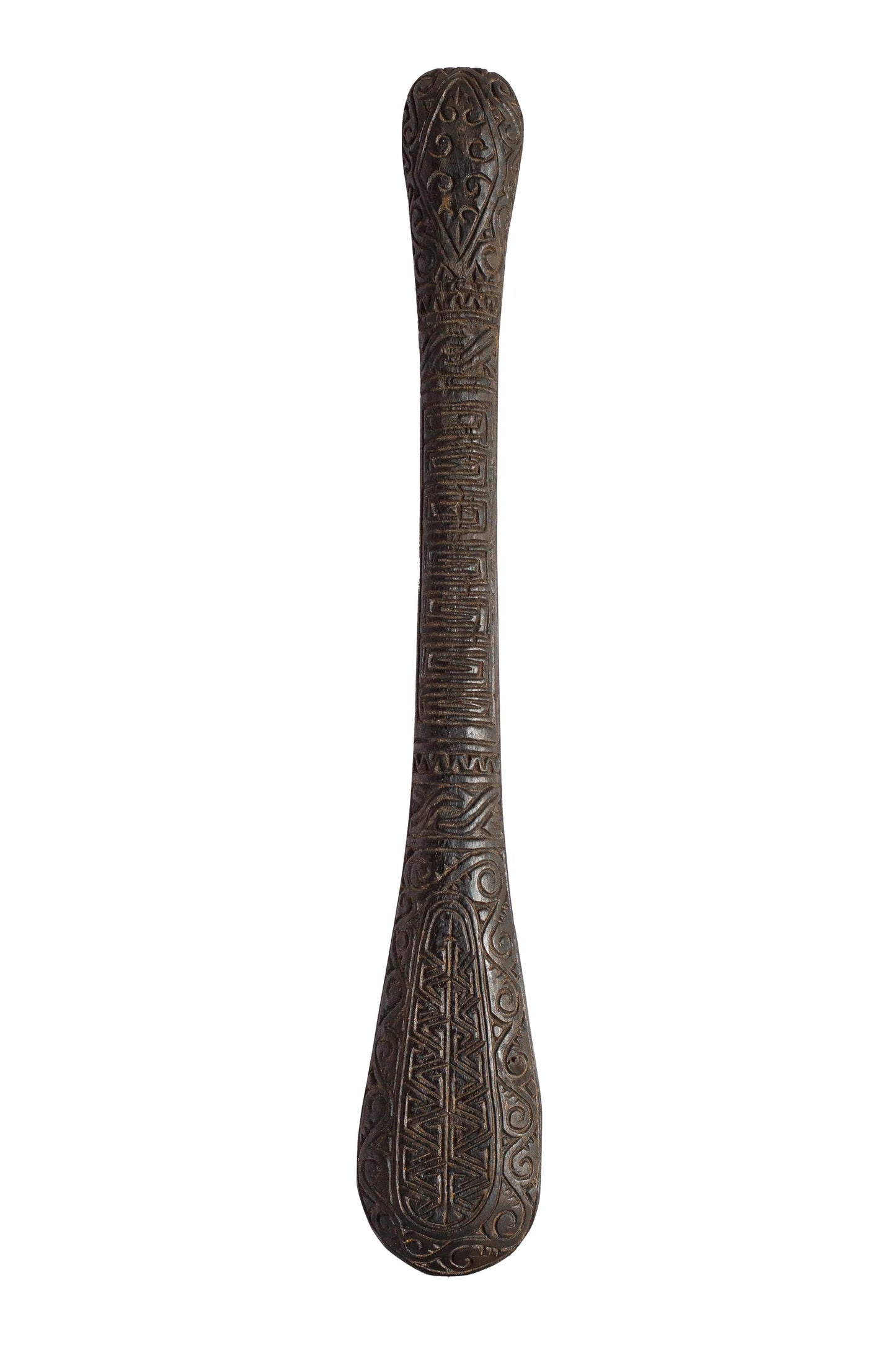 Timor Tribal Hand Carved Antique Wooden Club - Style 3