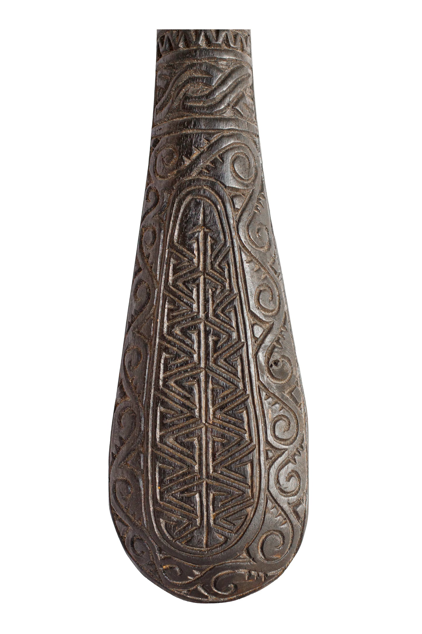 Timor Tribal Hand Carved Antique Wooden Club - Style 3