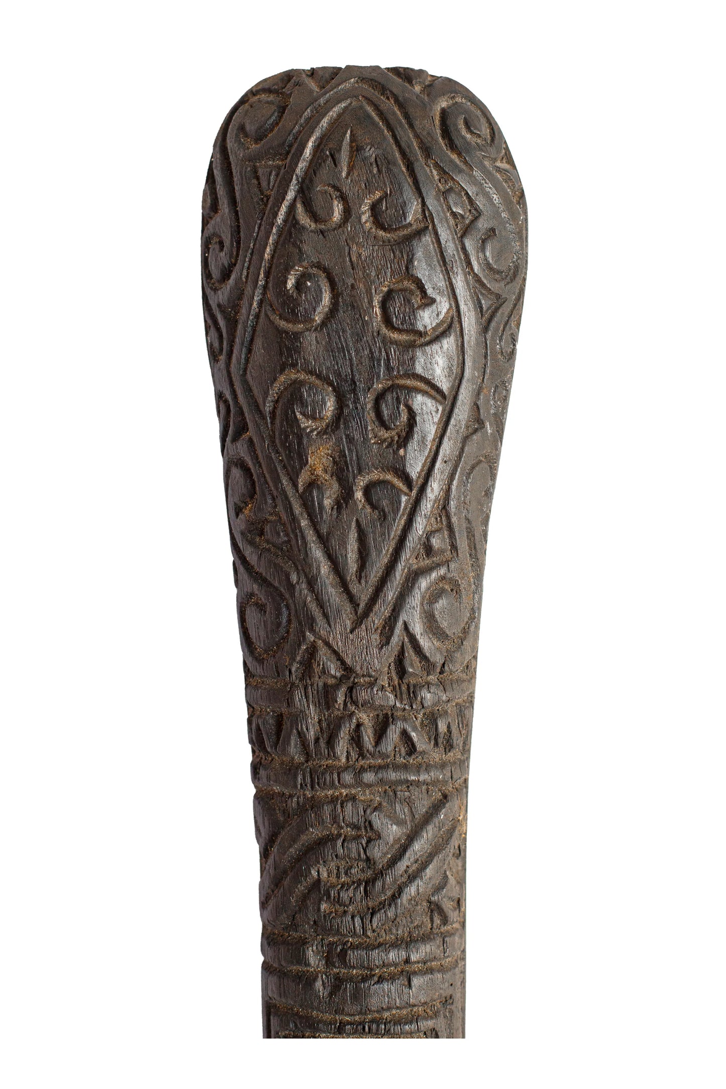 Timor Tribal Hand Carved Antique Wooden Club - Style 3