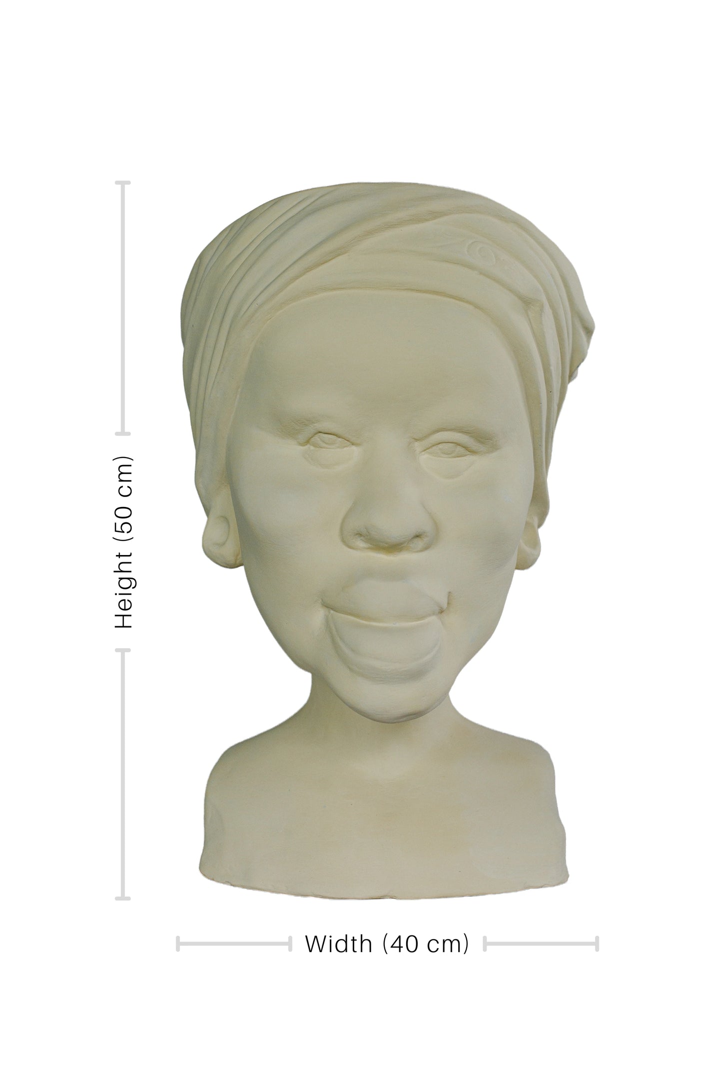 Lady Mombasa With Planter Inside Head