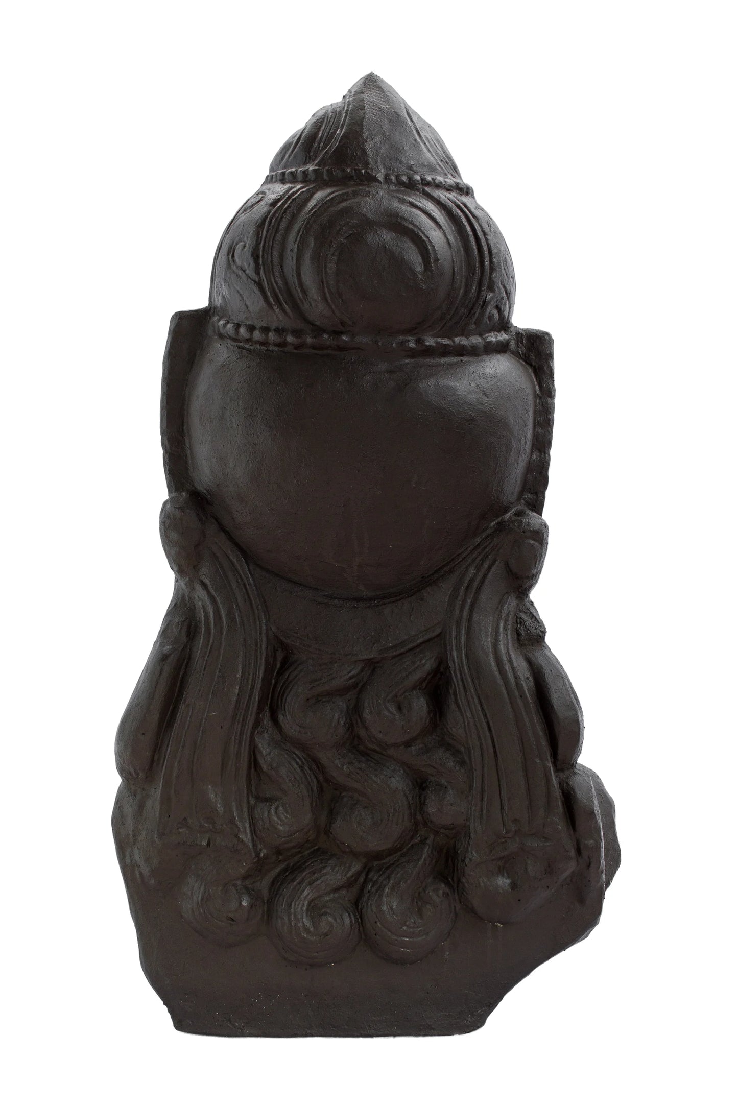 Lord Shiva Head Black Antique