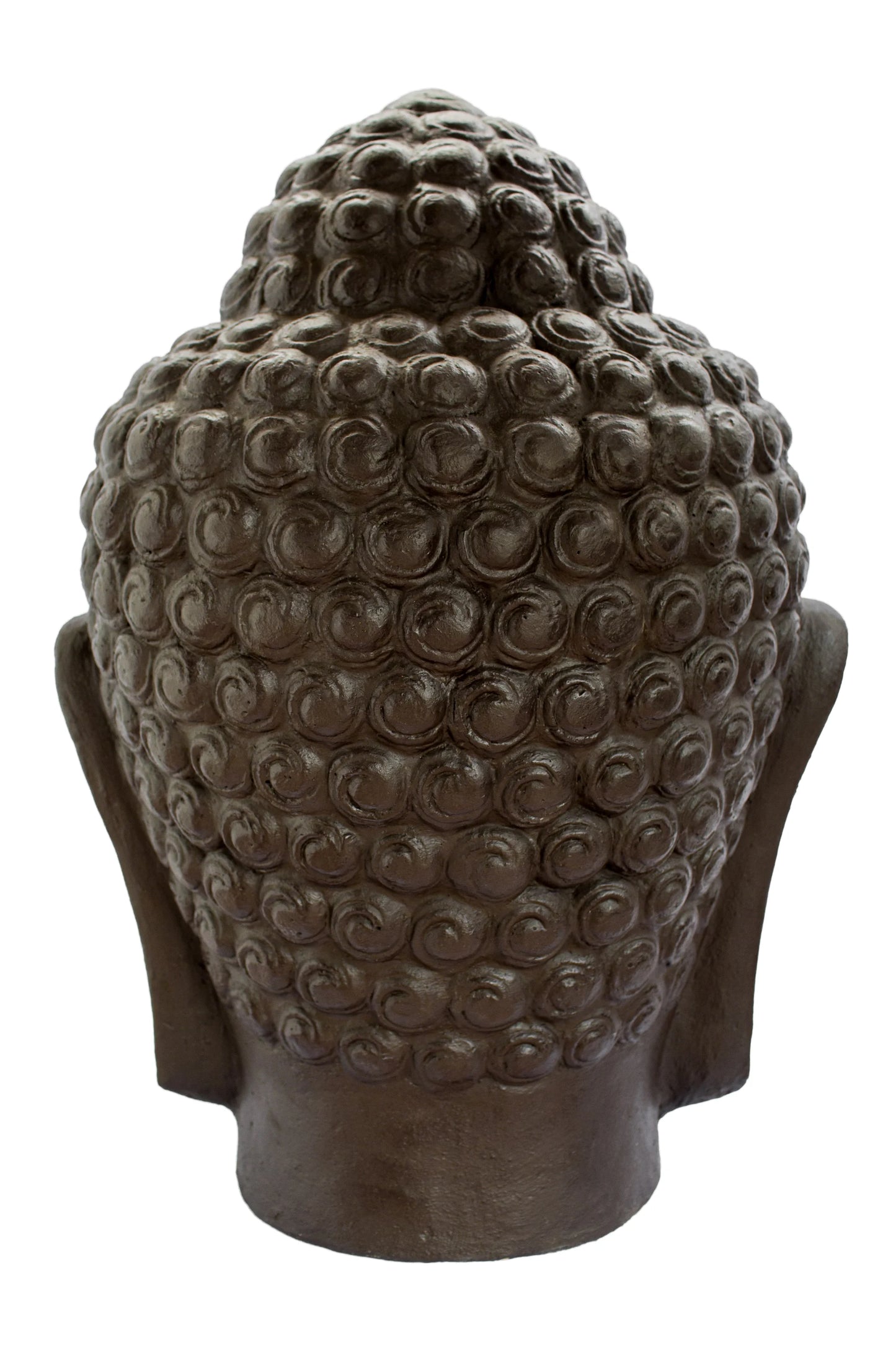 Buddha Head Statue - Black Antique - Style 02