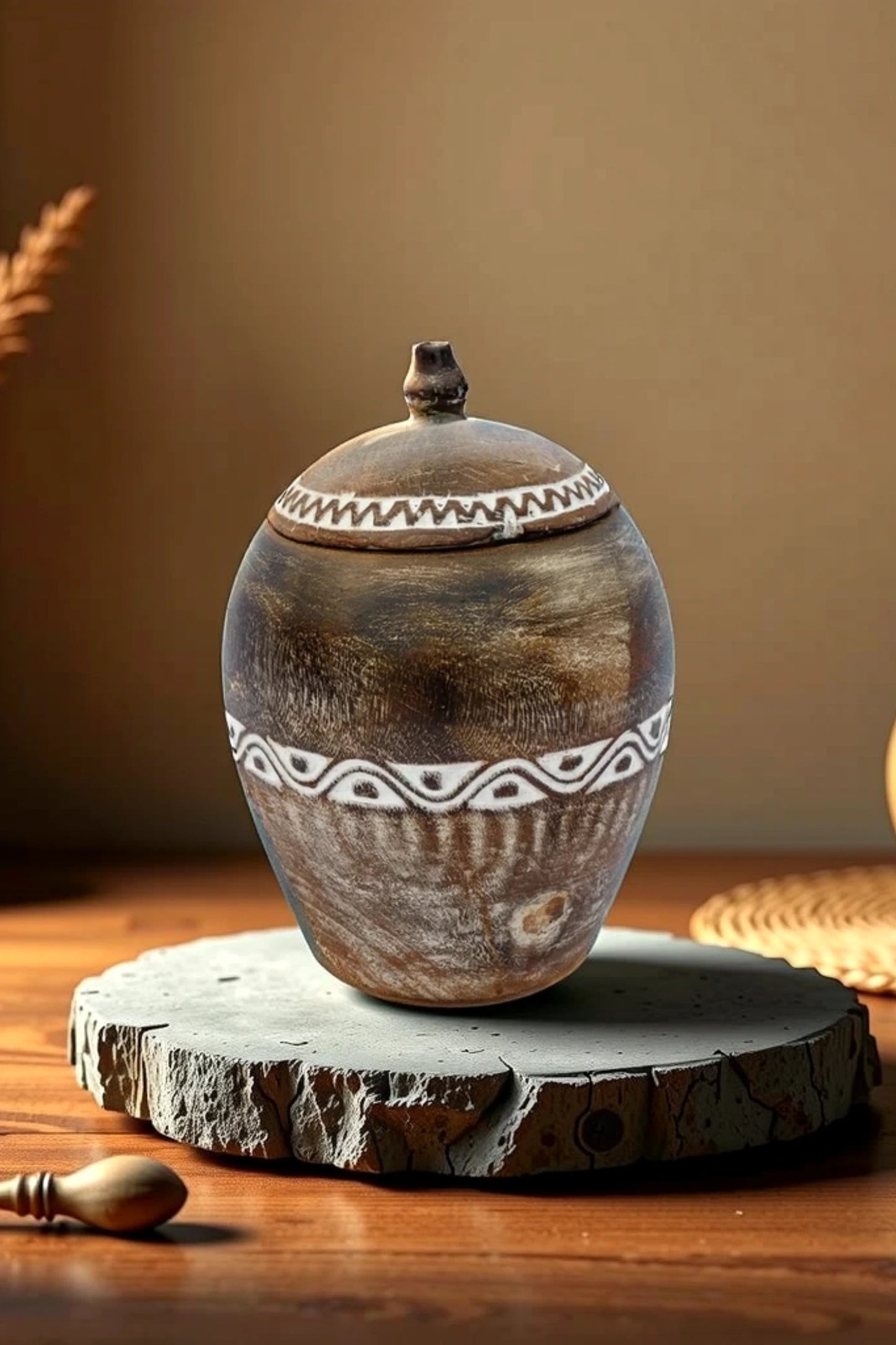 Hand Carved Timor Tribal Bowl – Style 9