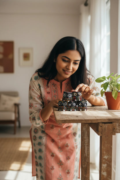 Twilight Twirl Owl décor (Set of 5)