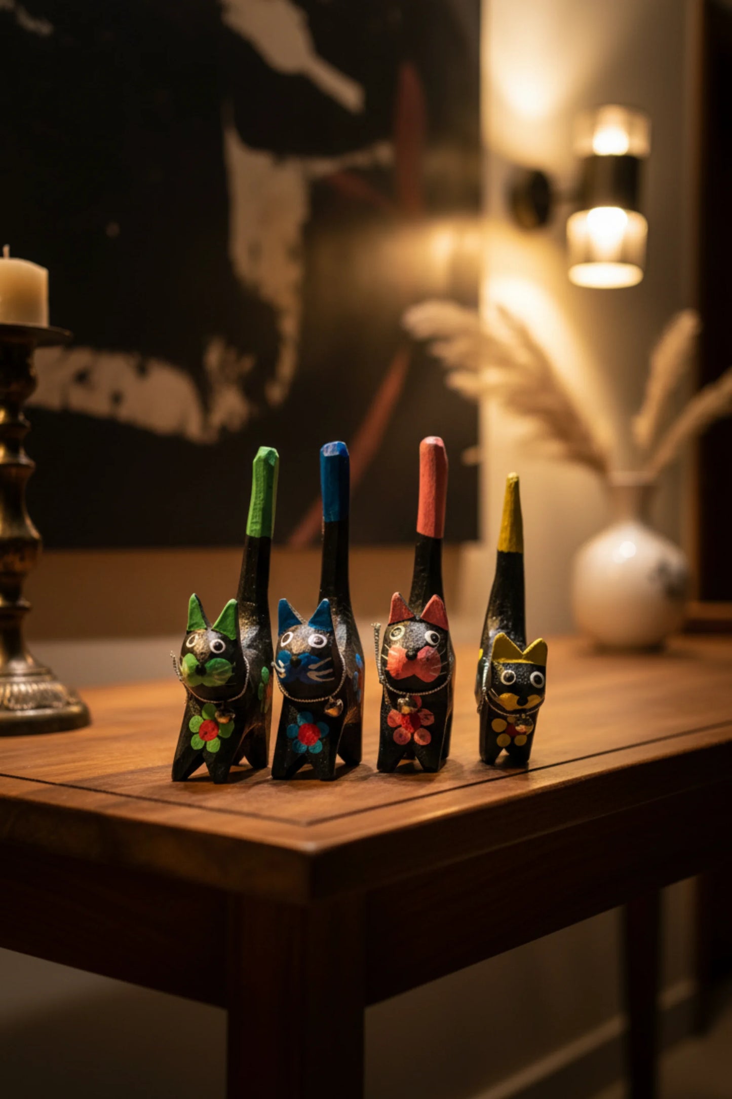 Paw-sitive vibes cat family (Set of 4)