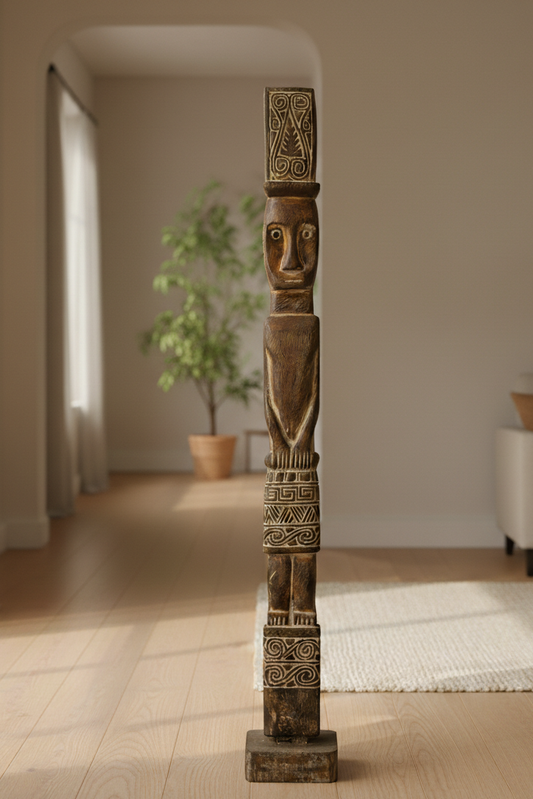 Timor Tribal Mini Totem Carving - Style 1