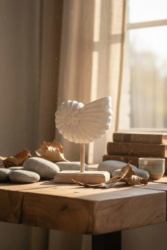 Rustic Shell Reflections Antique White